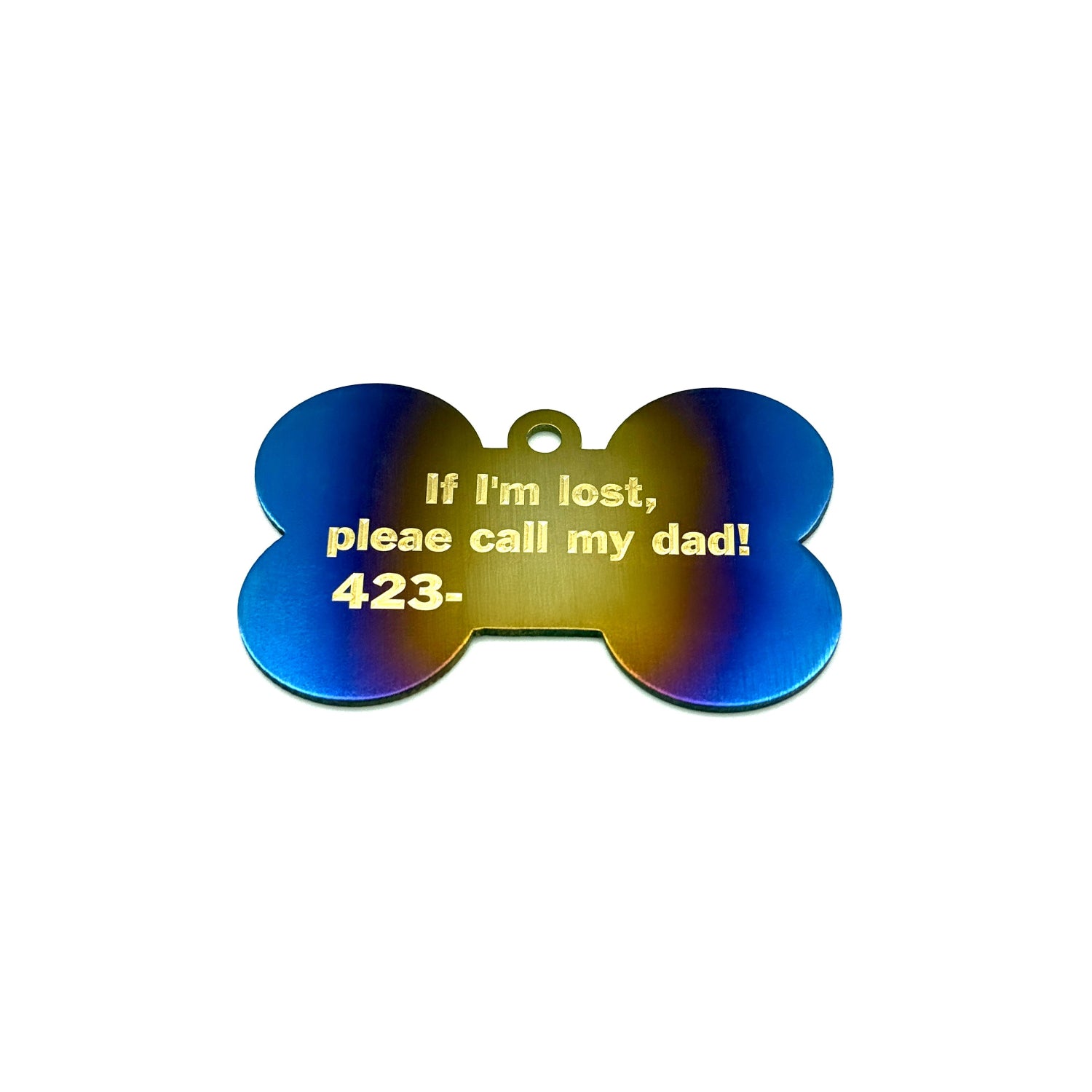 JDC Titanium Customizable Dog Tags
