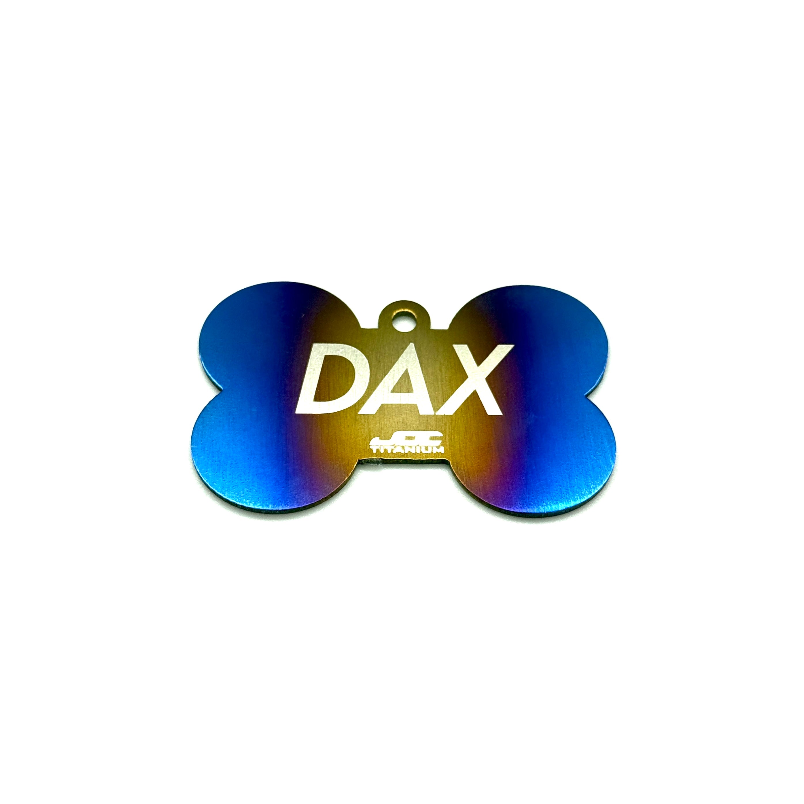 JDC Titanium Customizable Dog Tags