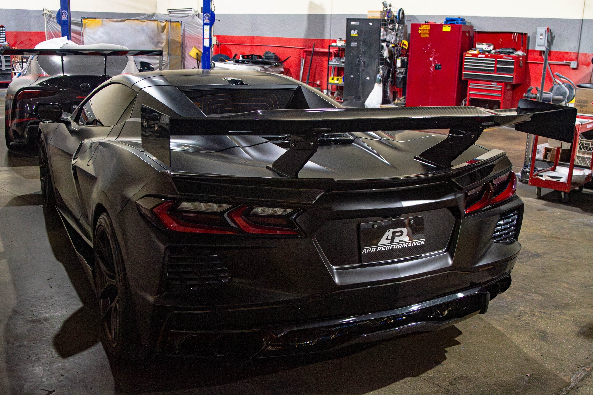 APR Carbon Fiber GTC-500 Adjustable Wing 2020-UP Chevrolet Corvette C8 & Z06 Convertible