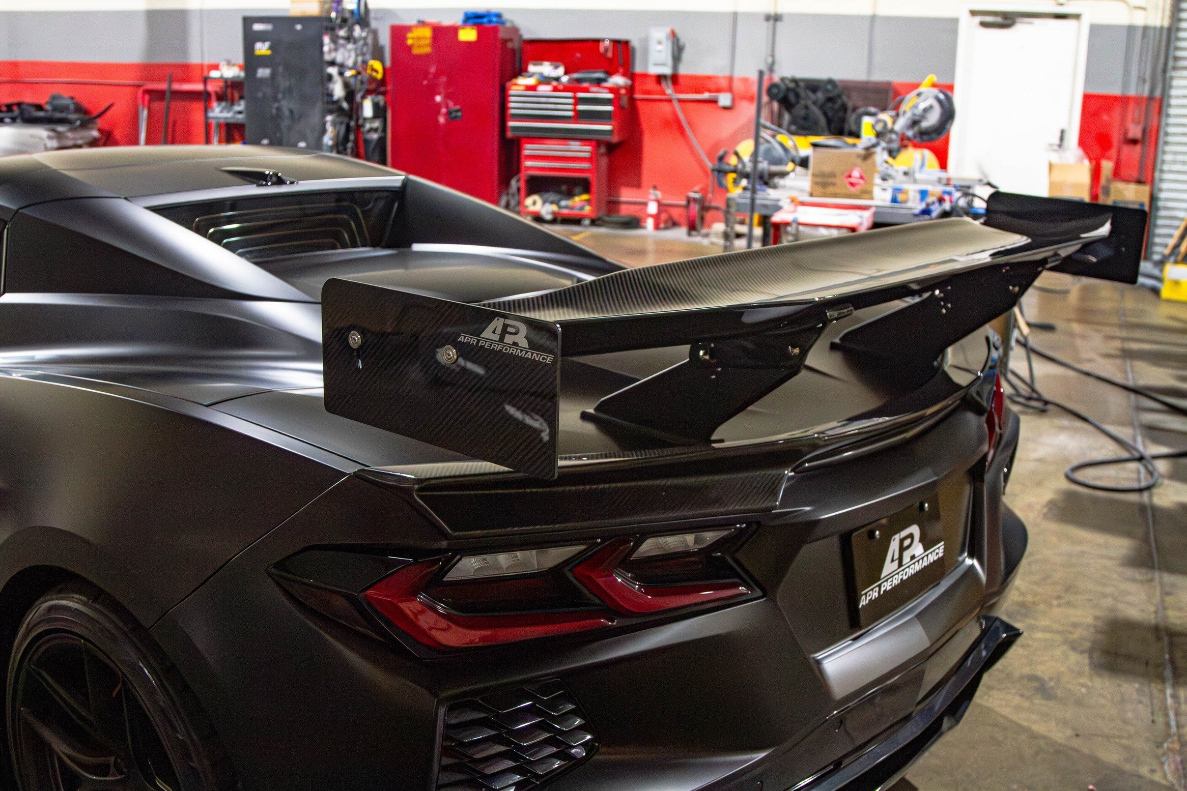 APR Carbon Fiber GTC-500 Adjustable Wing 2020-UP Chevrolet Corvette C8 & Z06 Convertible