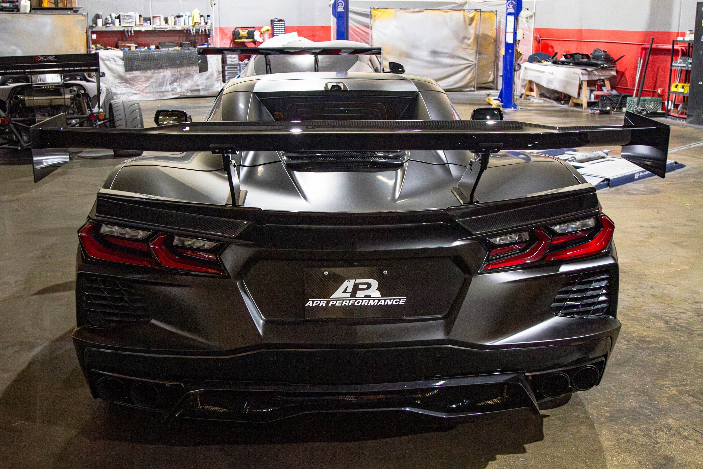 APR Carbon Fiber GTC-500 Adjustable Wing 2020-UP Chevrolet Corvette C8 & Z06 Convertible