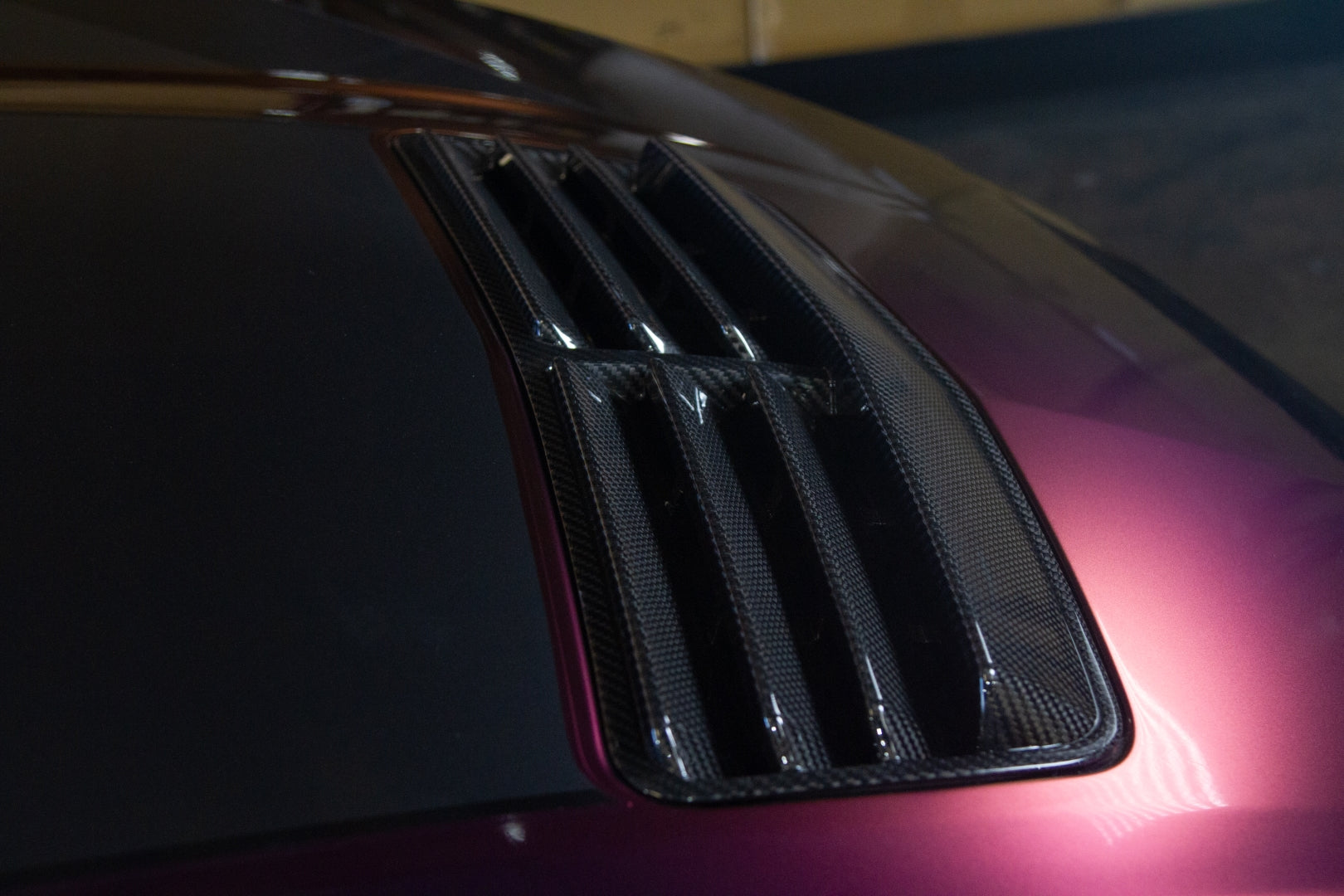 APR Carbon Fiber Hood Vent (2024+ Ford Mustang S650)