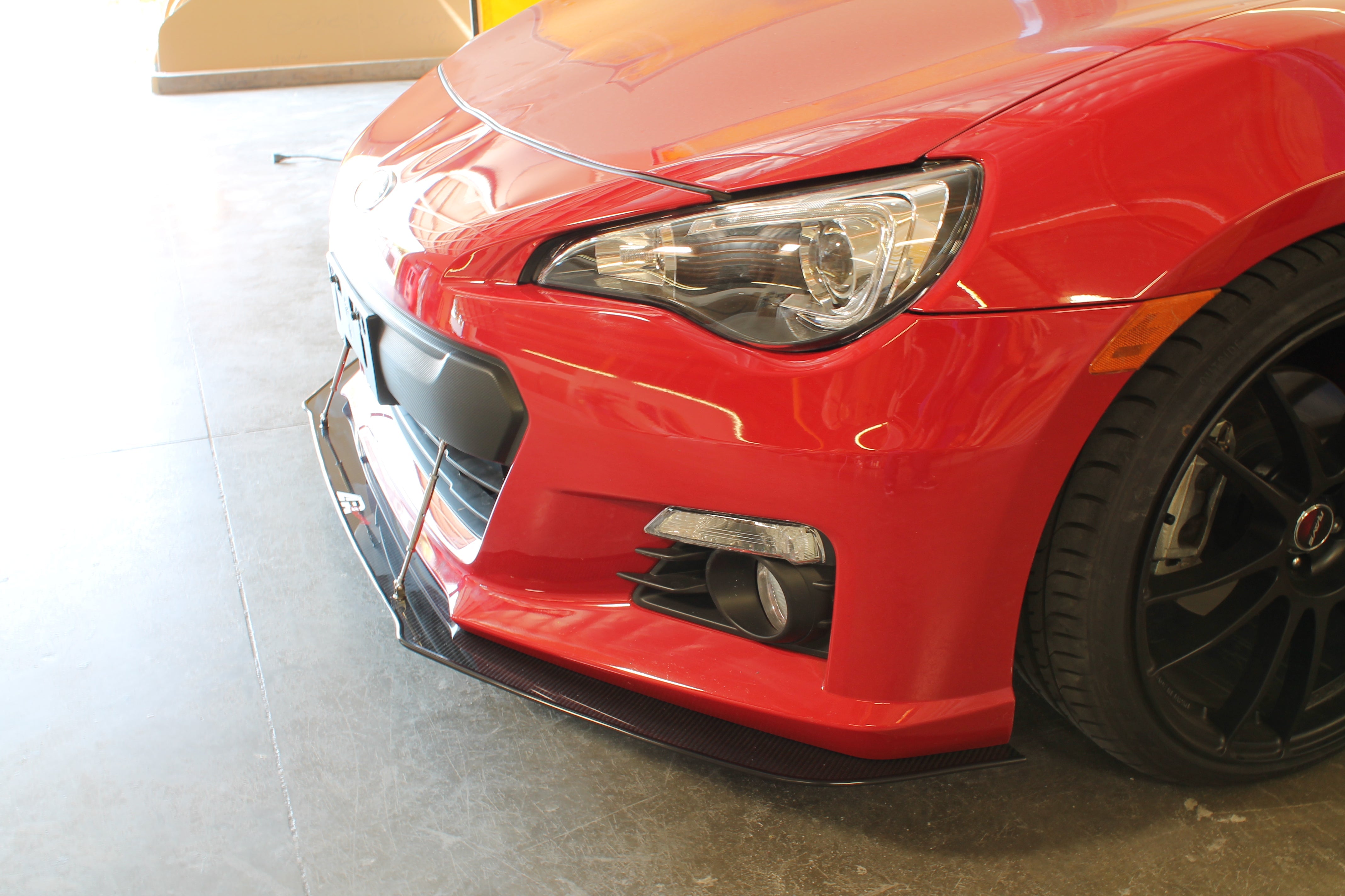 APR Carbon Fiber Wind Splitter w/ Rods (2013-2016 Subaru BRZ)