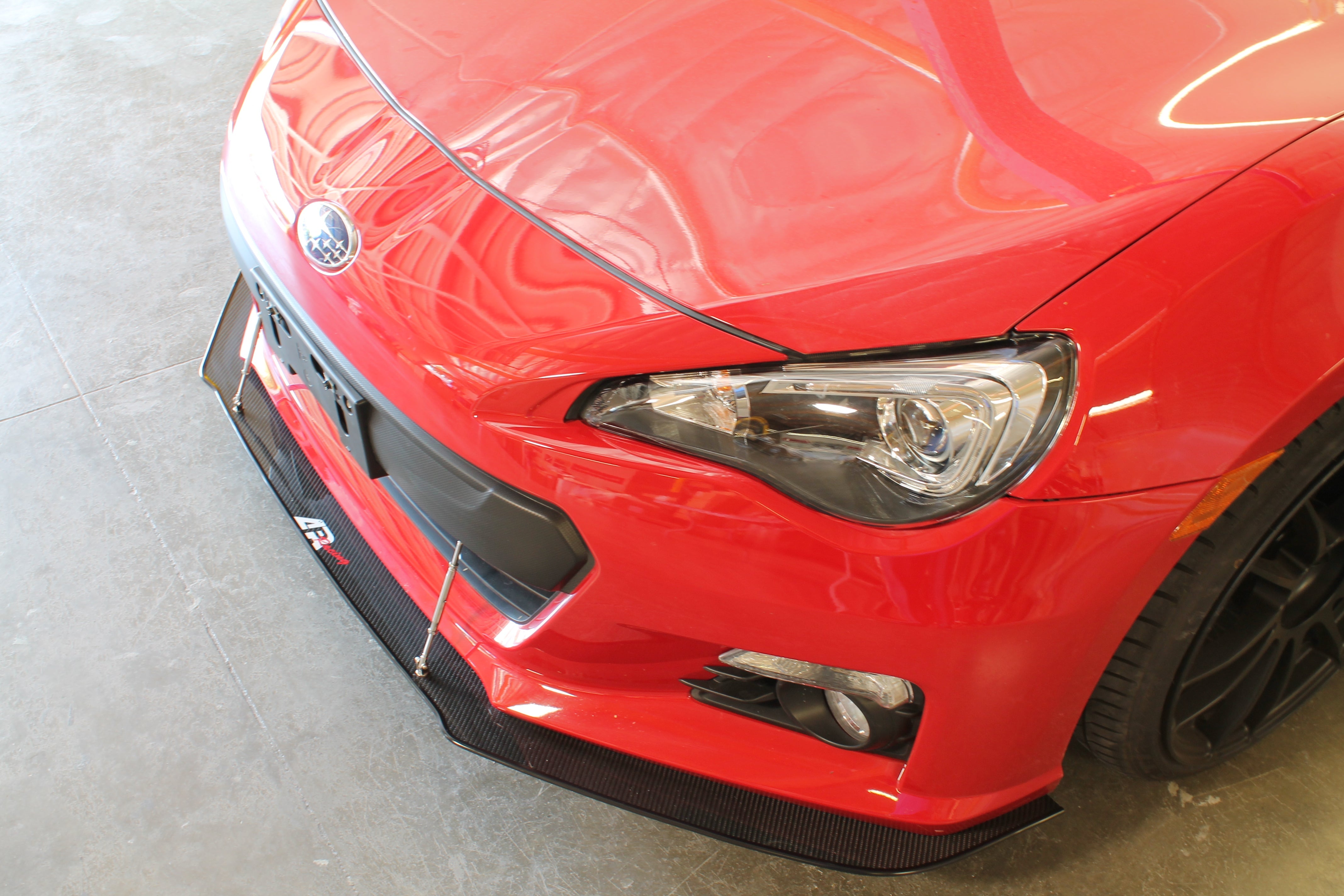 APR Carbon Fiber Wind Splitter w/ Rods (2013-2016 Subaru BRZ)