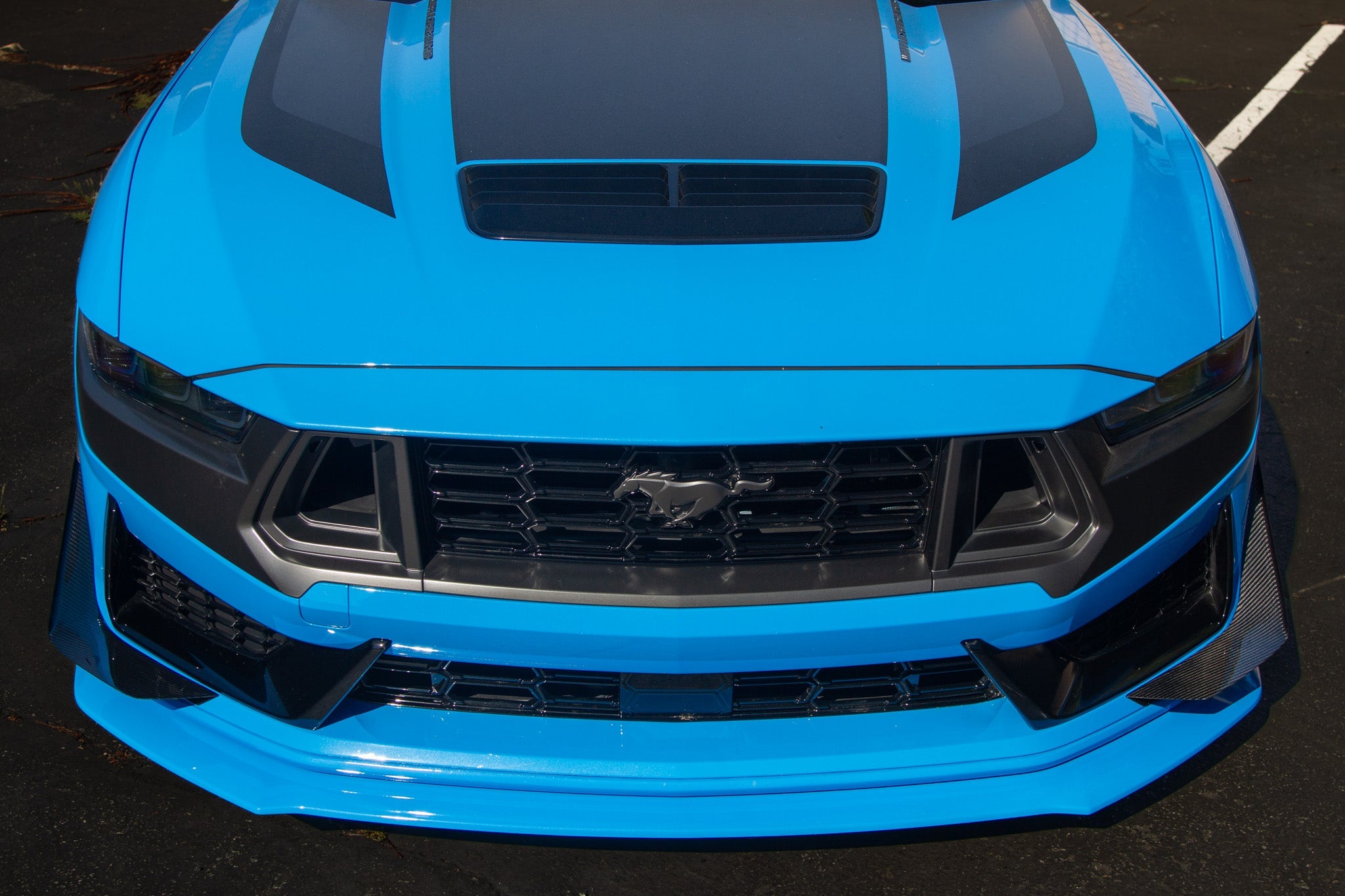 APR Carbon Fiber Front Bumper Canards (2024+ Ford Mustang S650 Dark Horse)