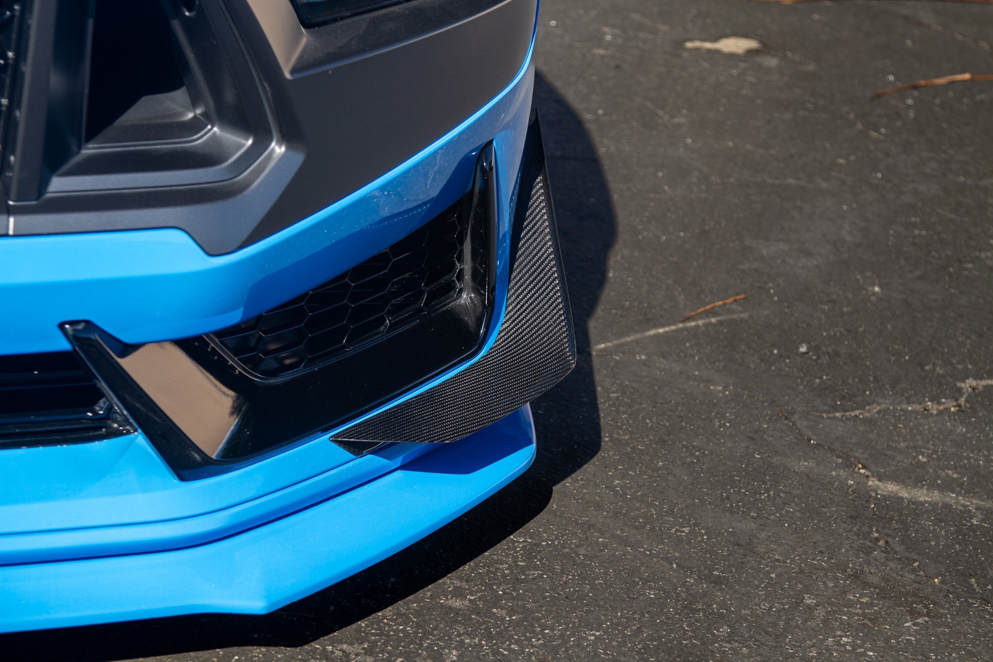 APR Carbon Fiber Front Bumper Canards (2024+ Ford Mustang S650 Dark Horse)