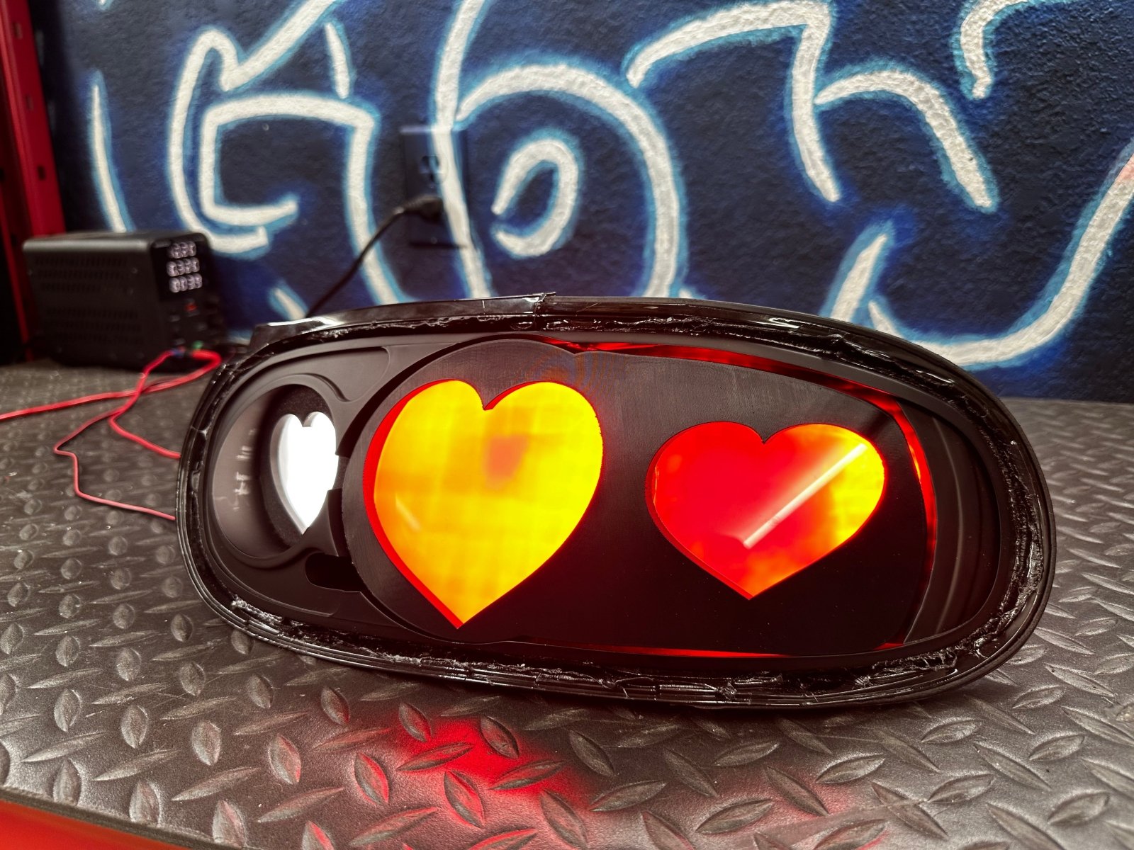 NTXGlow Diffused Heart Tail Lights | 1990 - 1997 Na Mazda Miata - 6