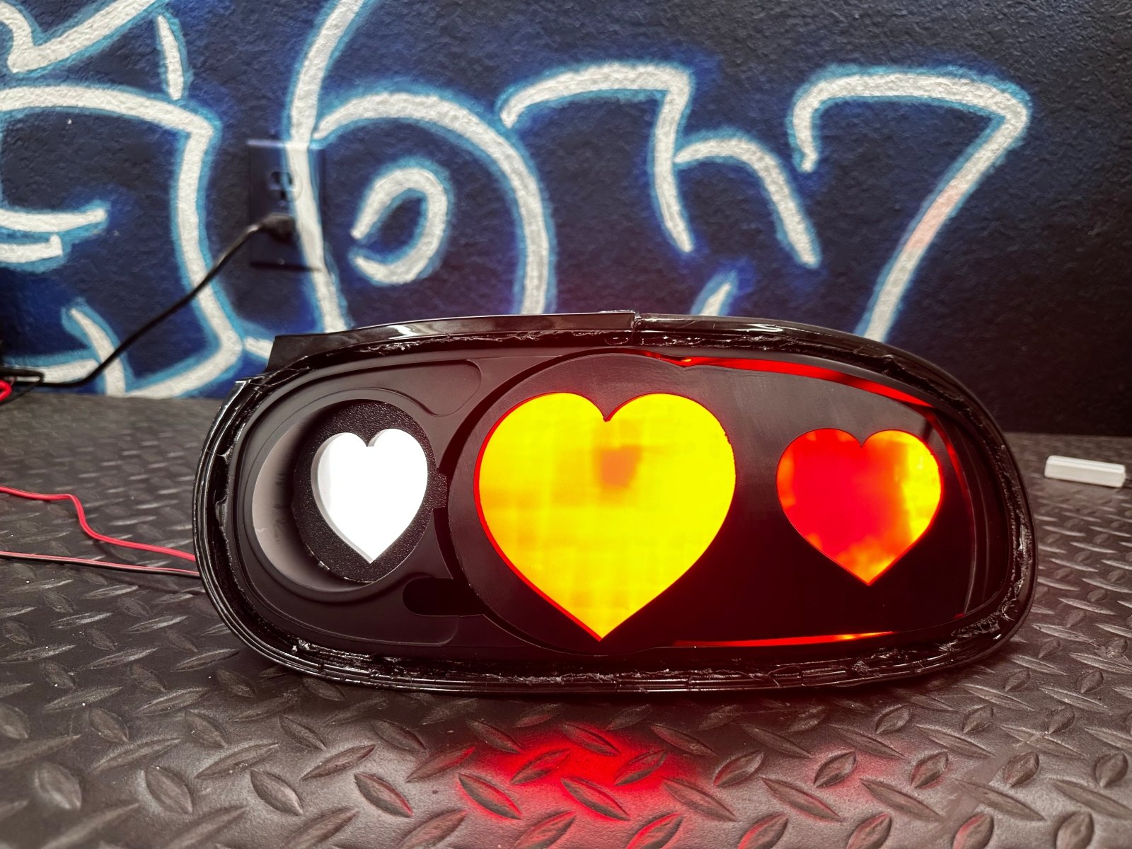 NTXGlow Diffused Heart Tail Lights | 1990 - 1997 Na Mazda Miata - 10