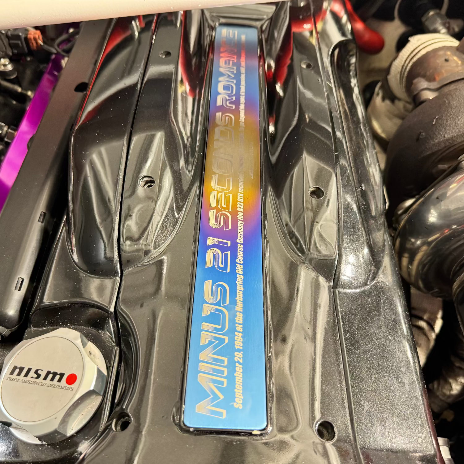 JDC チタン スパークプラグカバー (スカイライン R33 GTR)