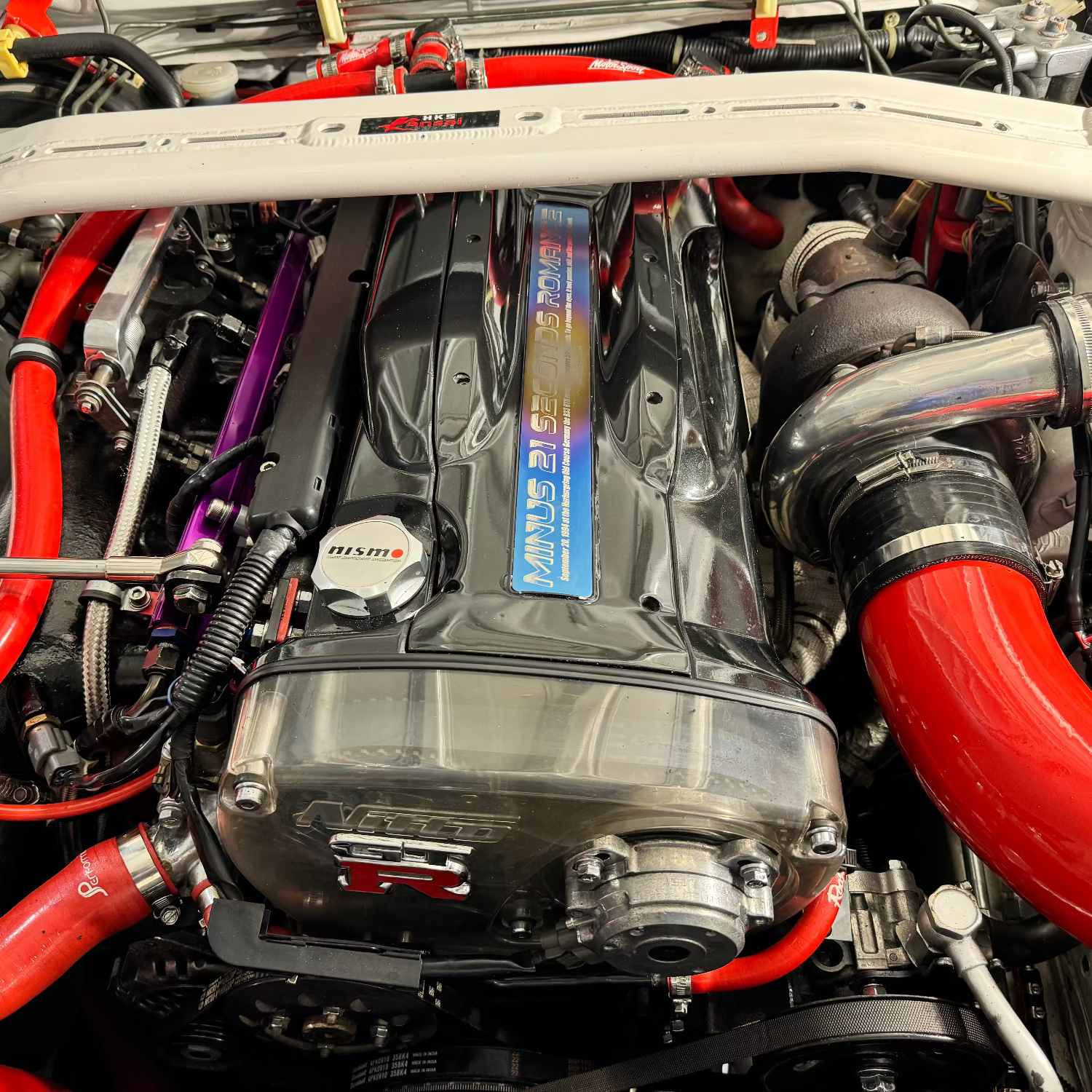 JDC チタン スパークプラグカバー (スカイライン R33 GTR)