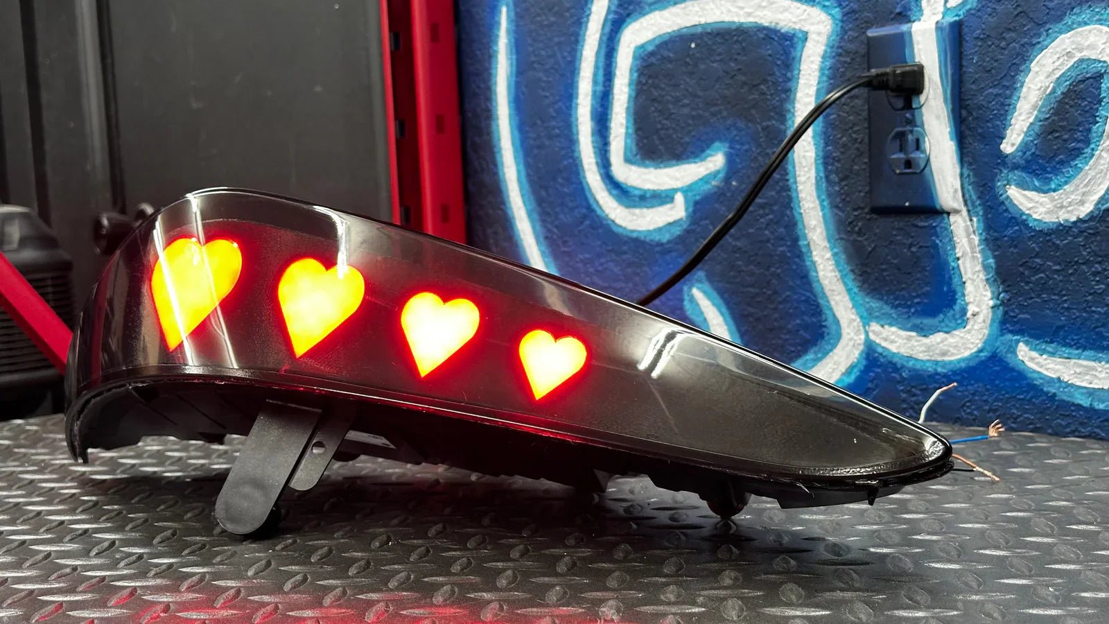 NTXGLOW HEART TAIL LIGHTS (MK5 TOYOTA SUPRA) - 1