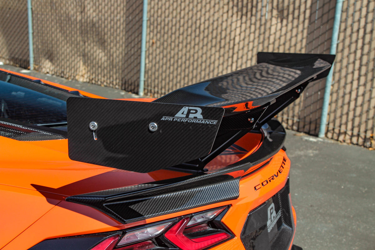 APR Carbon Fiber GTC-500 Adjustable Wing 2020-UP Chevrolet Corvette C8 & Z06 Convertible