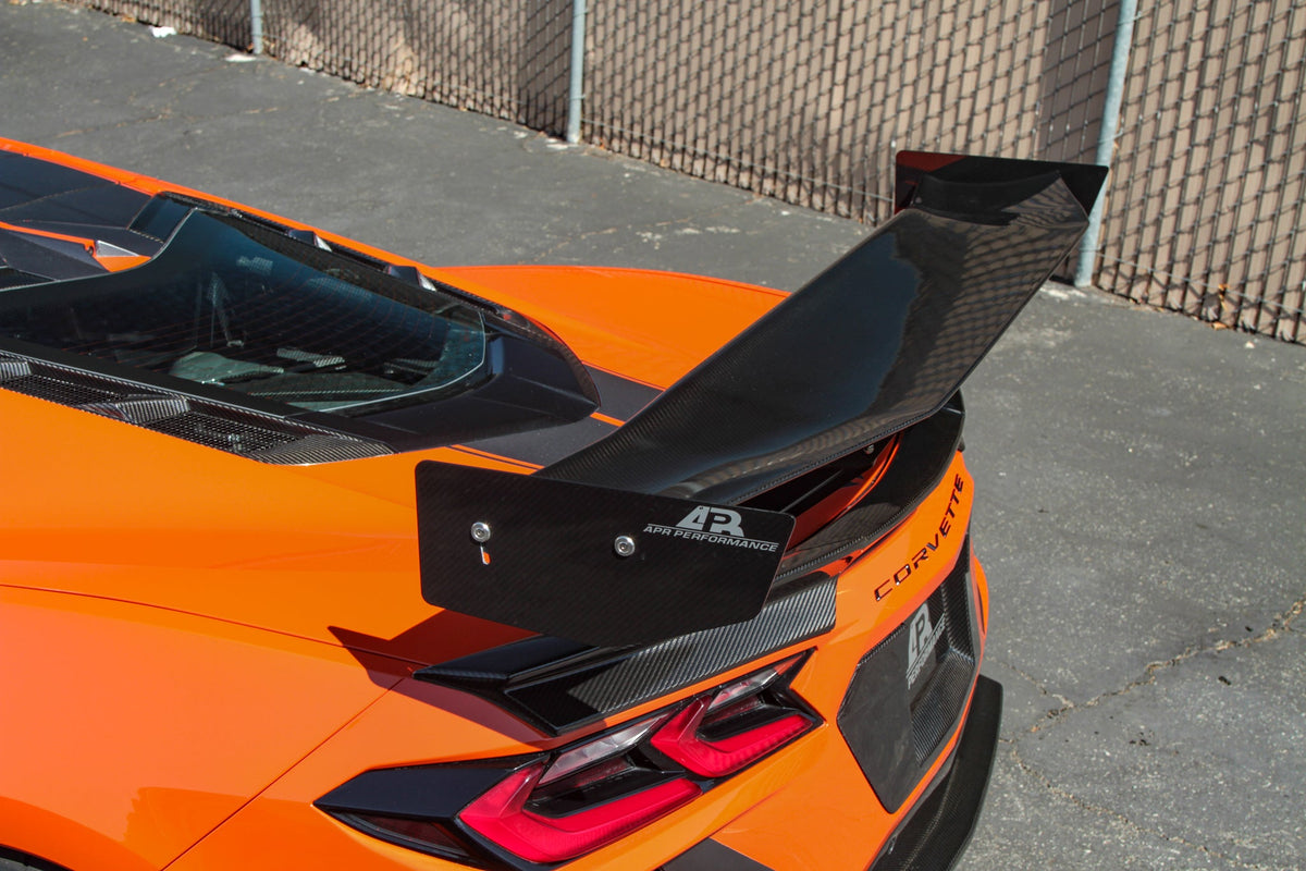 APR Carbon Fiber GTC-500 Adjustable Wing 2020-UP Chevrolet Corvette C8 & Z06 Convertible