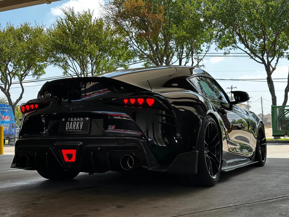 NTXGLOW HEART TAIL LIGHTS (MK5 TOYOTA SUPRA) - 8
