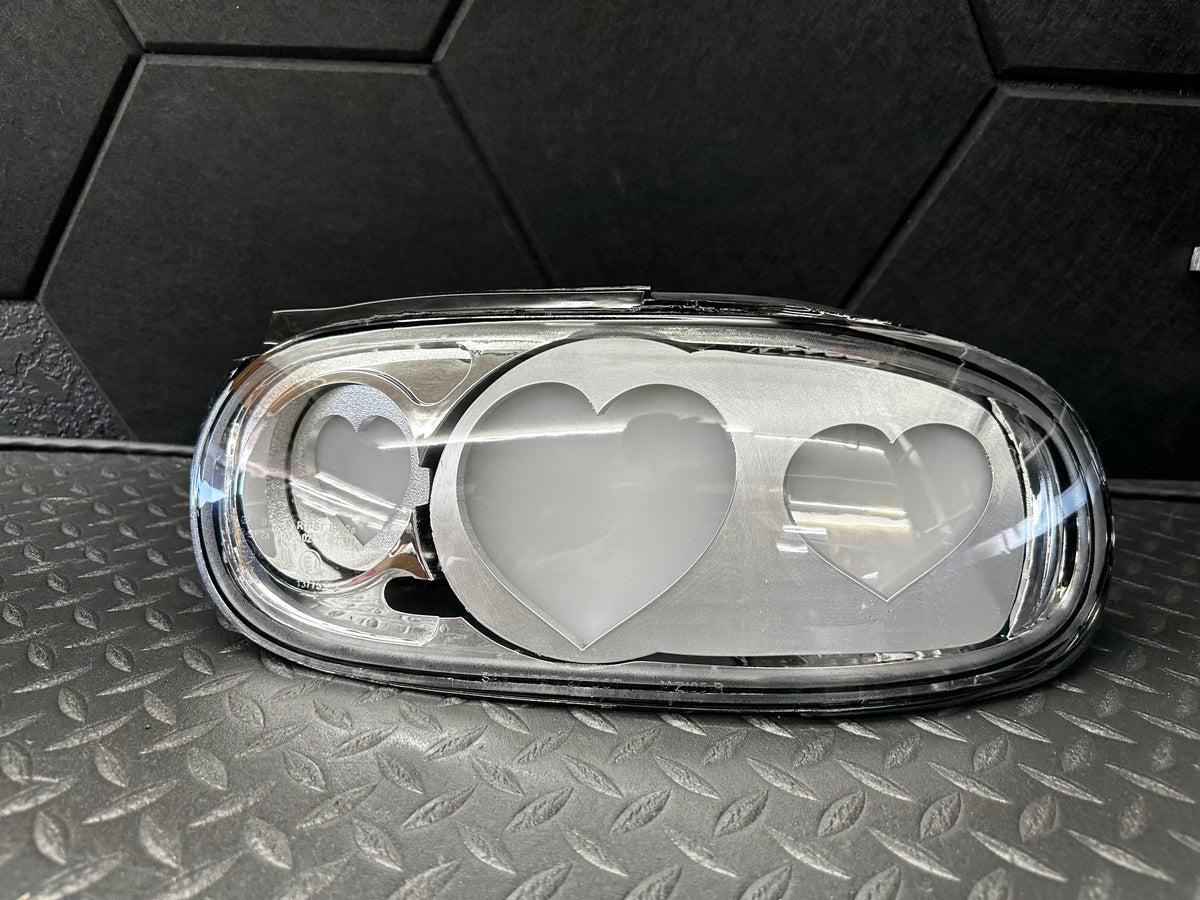 NTXGlow Clear Diffused Heart Tail Lights | 1990-1997 Na Mazda Miata