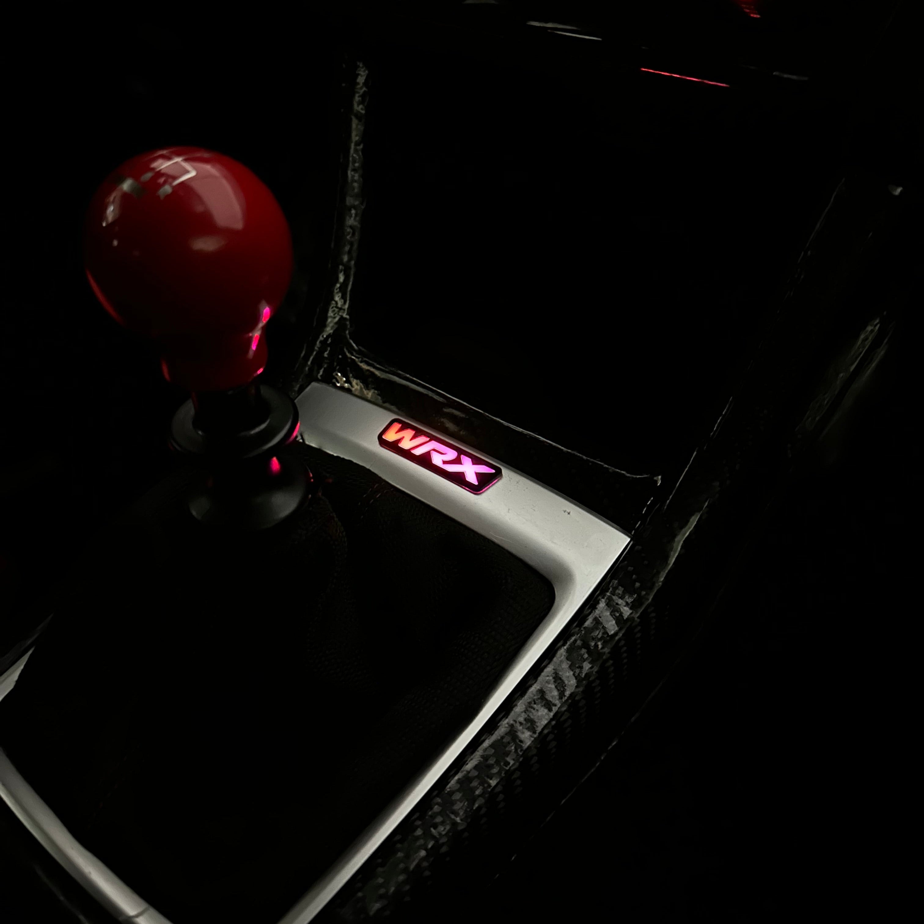 Lit Logos WRX Shifter Trim Badge | 2015-2021 WRX