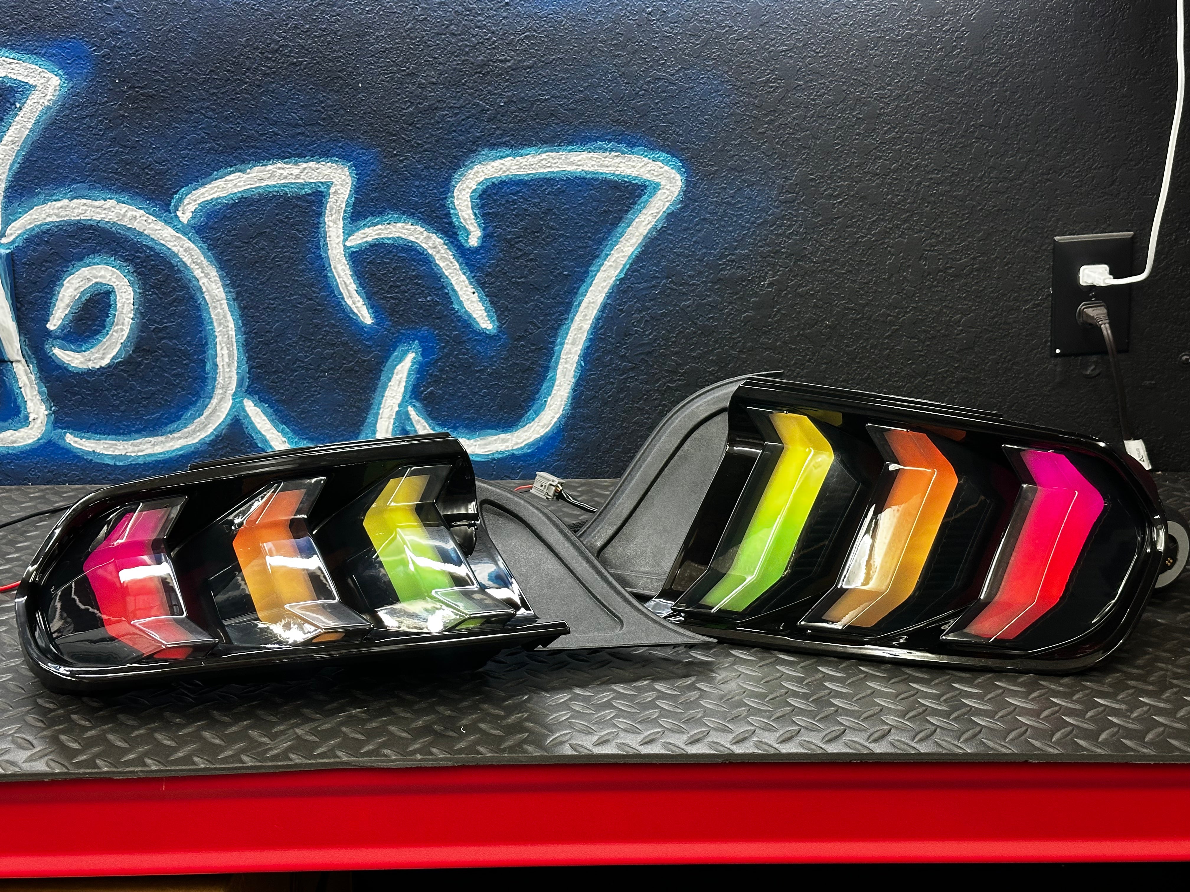 NTXGlow RGB Tail Lights | 2015-2023 Ford Mustang