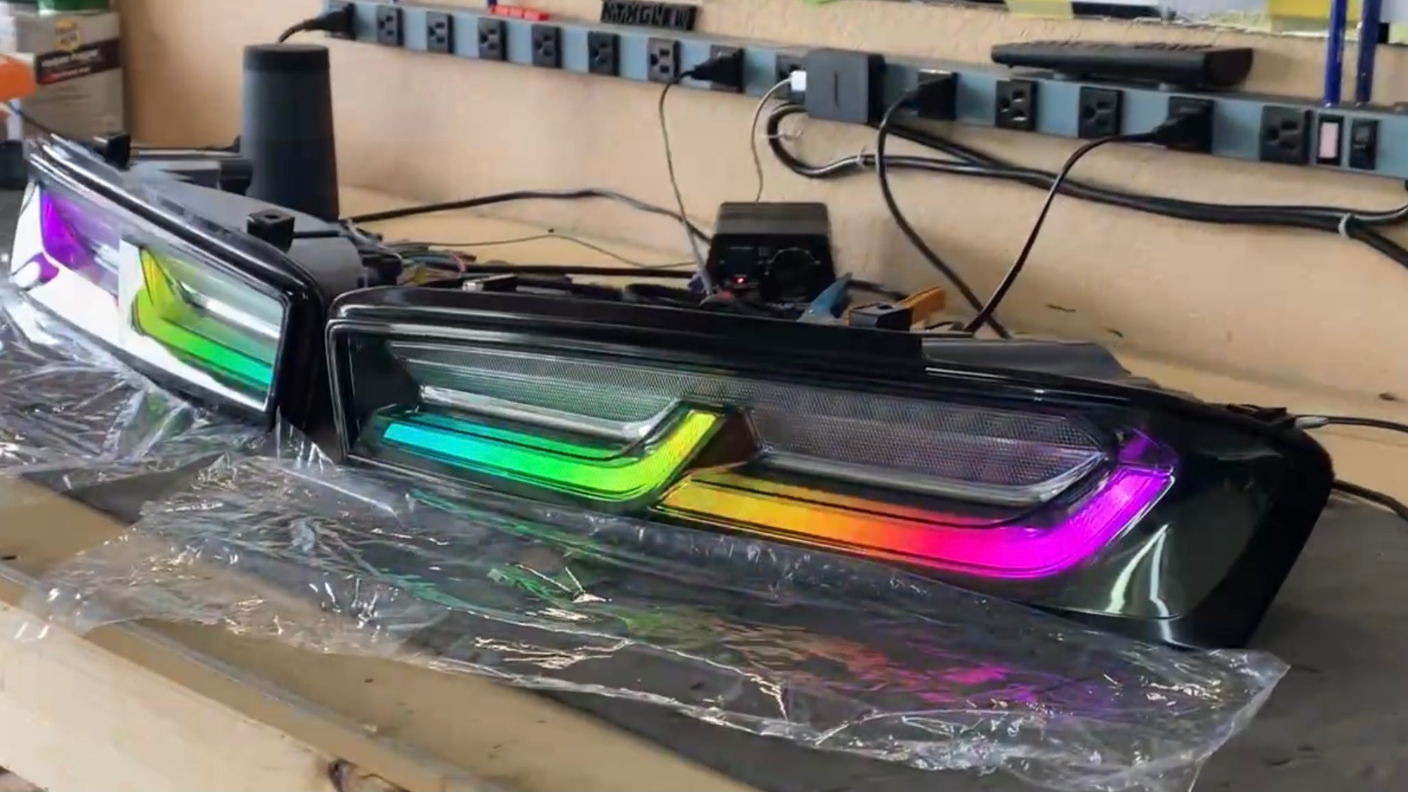 NTXGlow Color Shifting Tail Lights (2016-2018 Chevrolet Camaro)