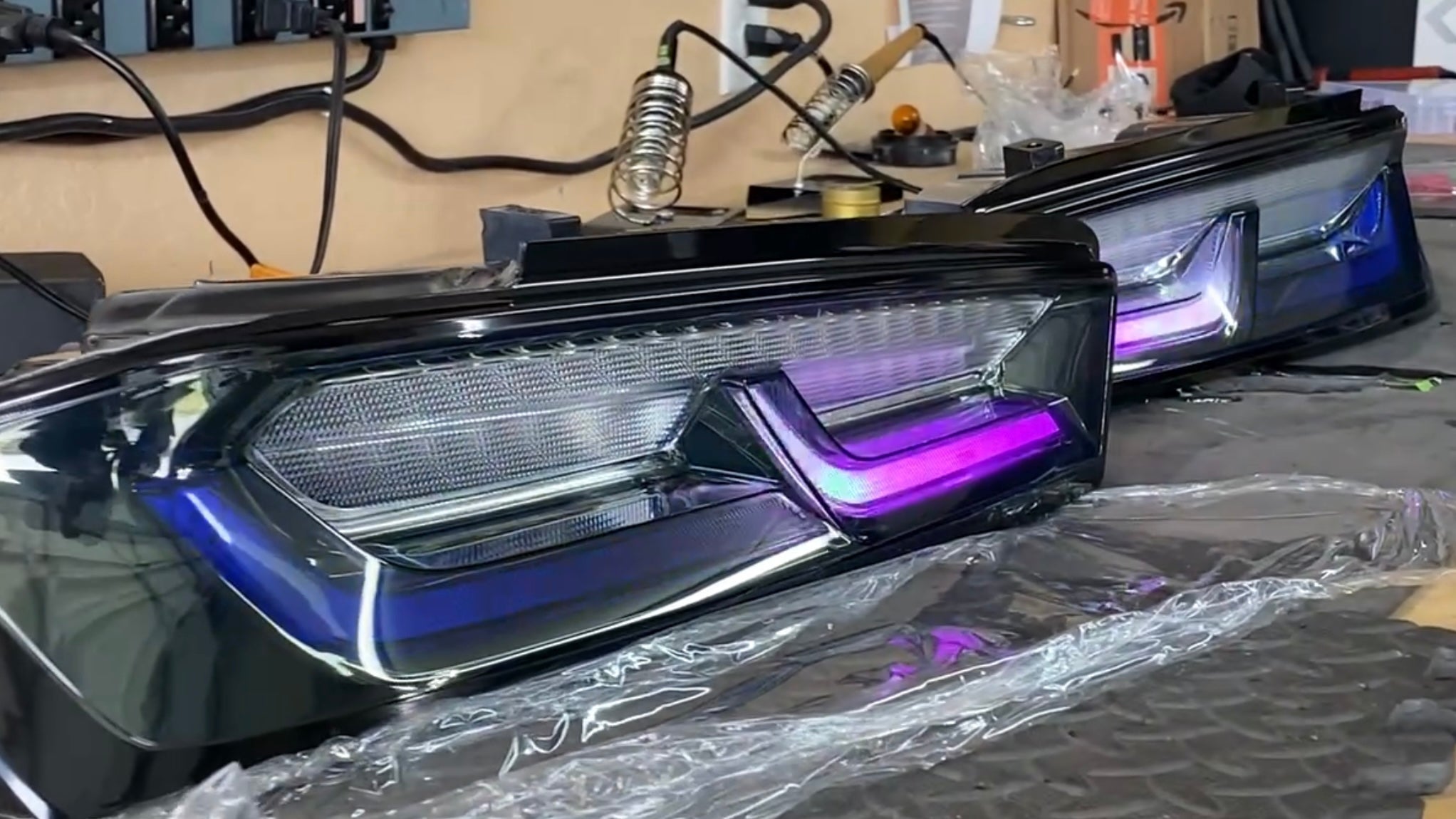 NTXGlow Color Shifting Tail Lights (2016-2018 Chevrolet Camaro)