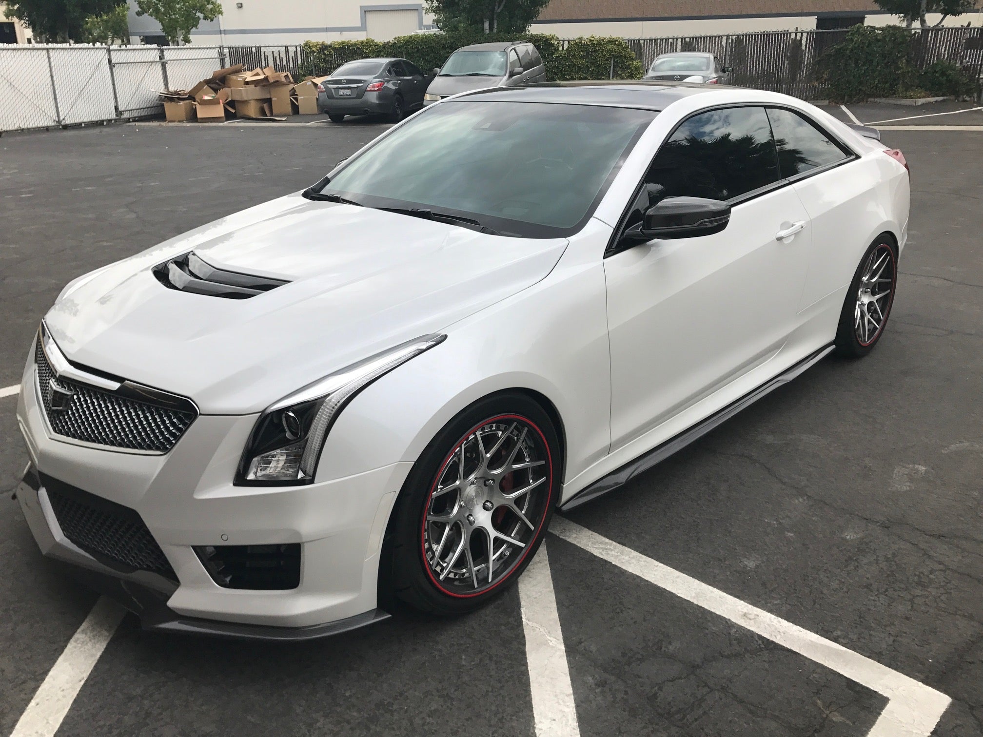 APR Carbon Fiber Replacement Mirrors (2016-2019 Cadillac ATS-V Coupe / CTS-V Sedan)
