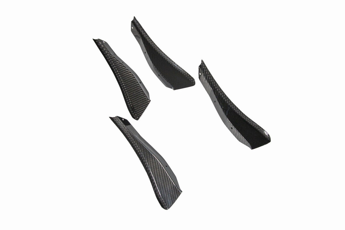 Carbon Fiber Front Bumper Canards - BMW G87 M2 (AB-520224)