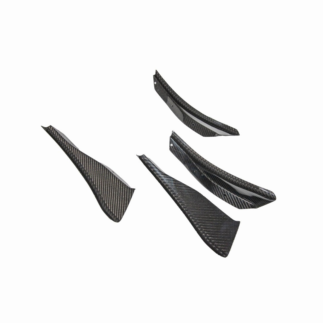 Carbon Fiber Front Bumper Canards - BMW G87 M2 (AB-520224)