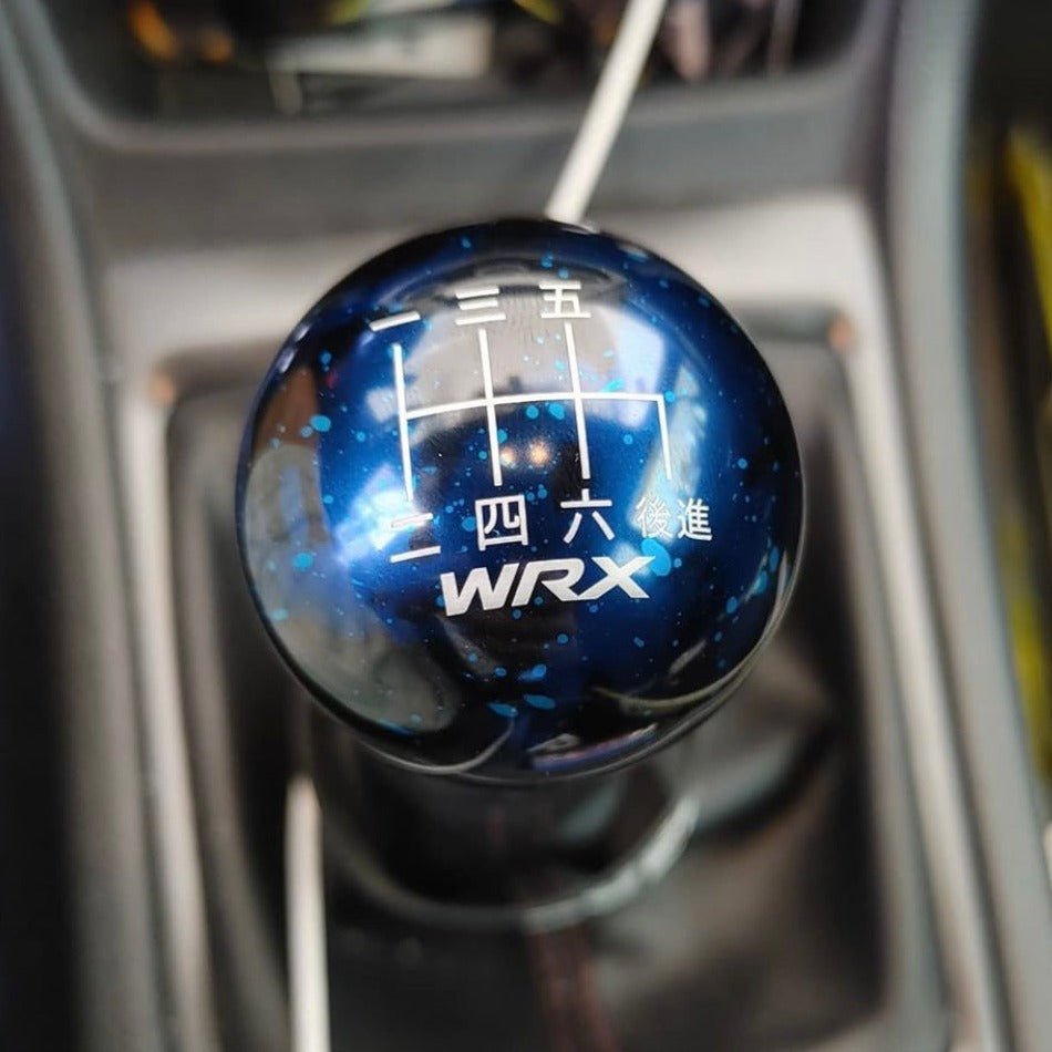 Billetworkz Cosmic Space Shift Knob - 6 Speed WRX Japanese Engraving - Subaru WRX 2015 - 2025 - 2