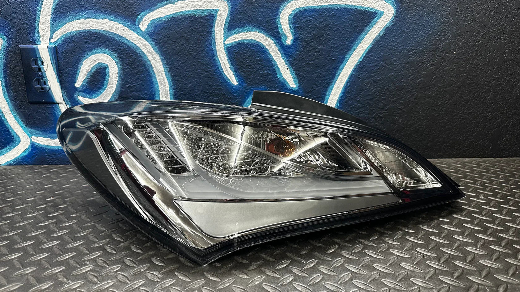 NTXGlow CLEAR eagle eye tail lights (10-16 Hyundai Genesis Coupe)