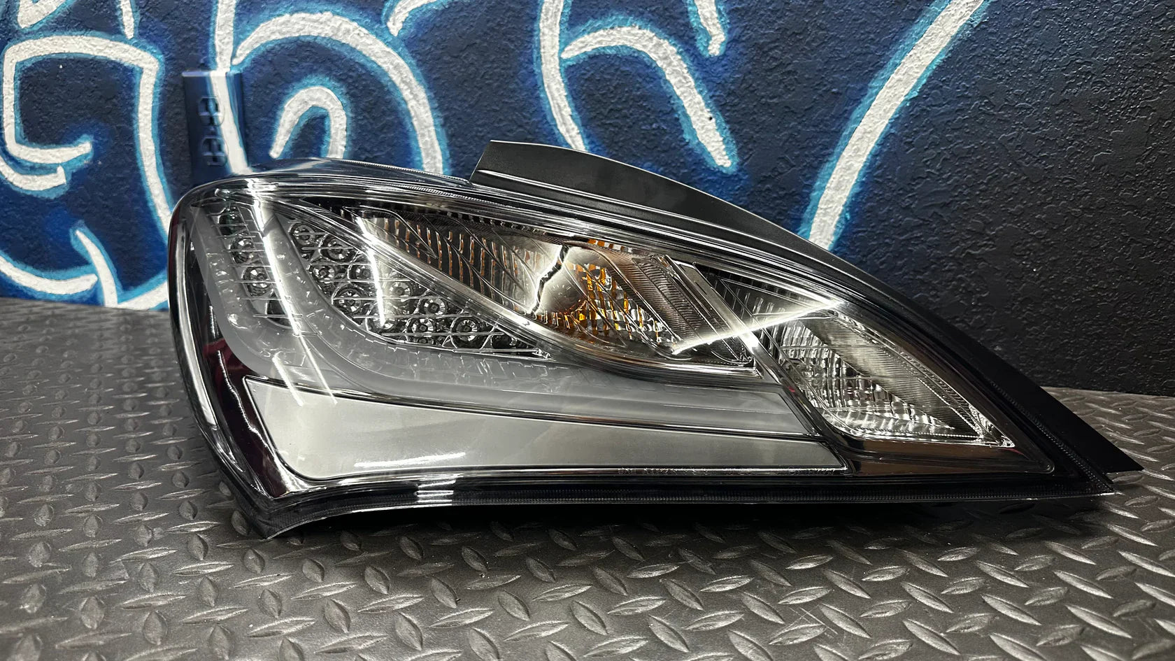 NTXGlow CLEAR eagle eye tail lights (10-16 Hyundai Genesis Coupe)