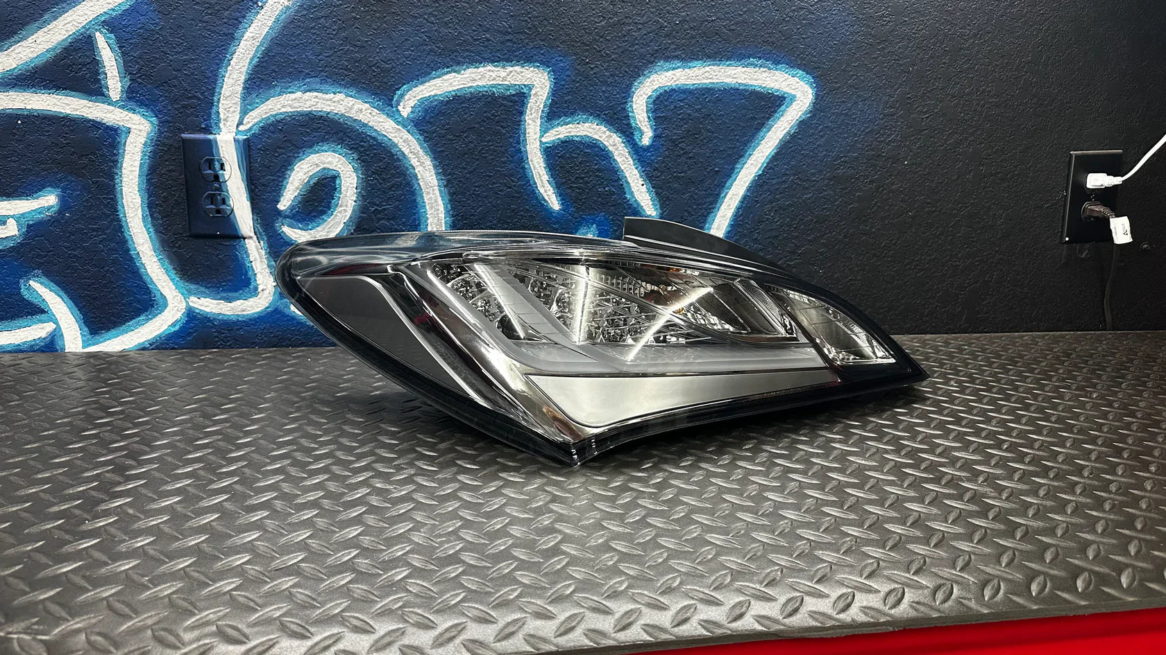NTXGlow CLEAR eagle eye tail lights (10-16 Hyundai Genesis Coupe)