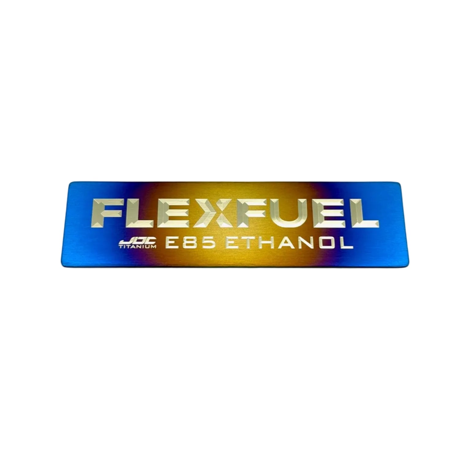 JDC Titanium E85 Ethanol/Flex Fuel Badge | Universal
