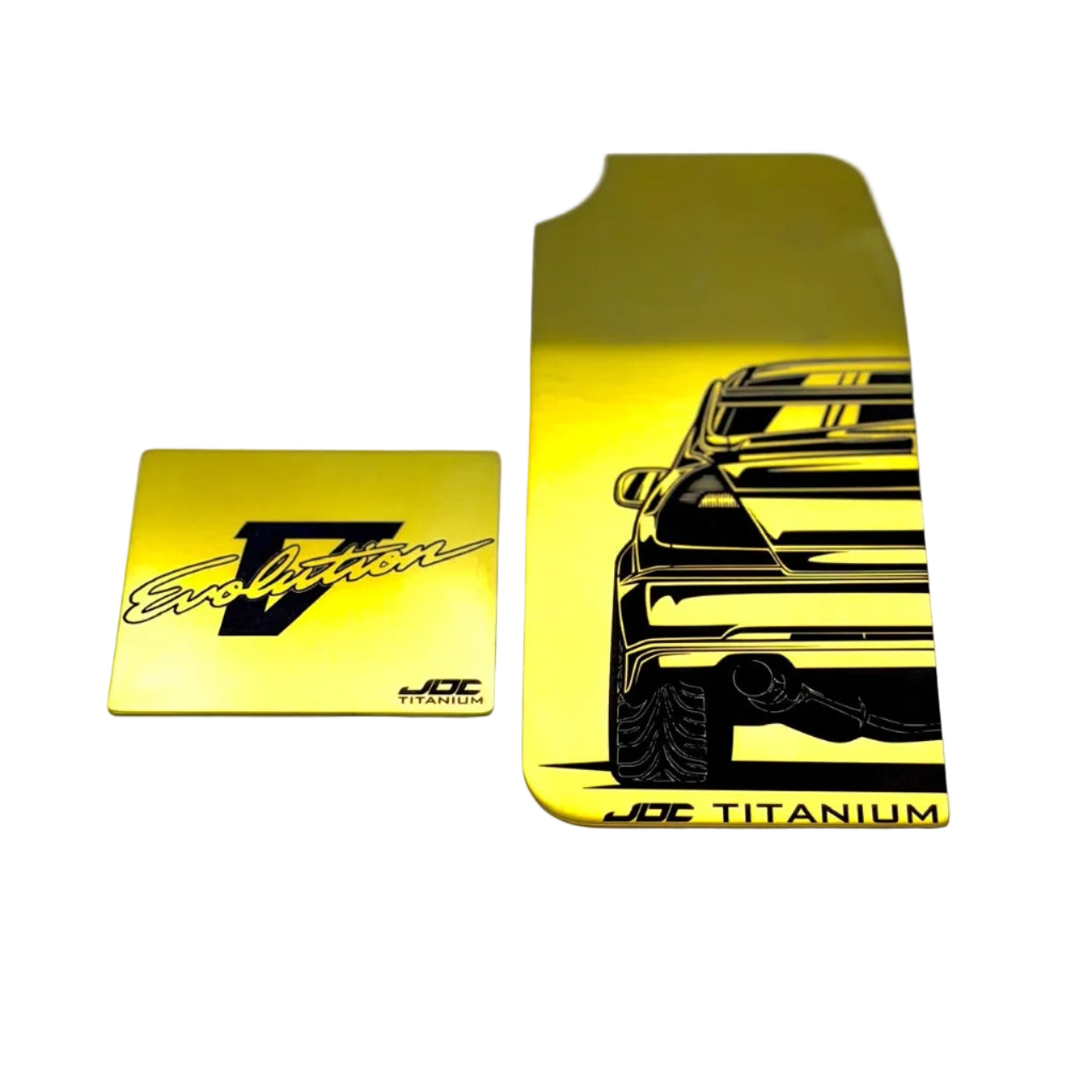 JDC Titanium Fuse Box & Relay Cover | Mitsubishi Evo 4/5/6