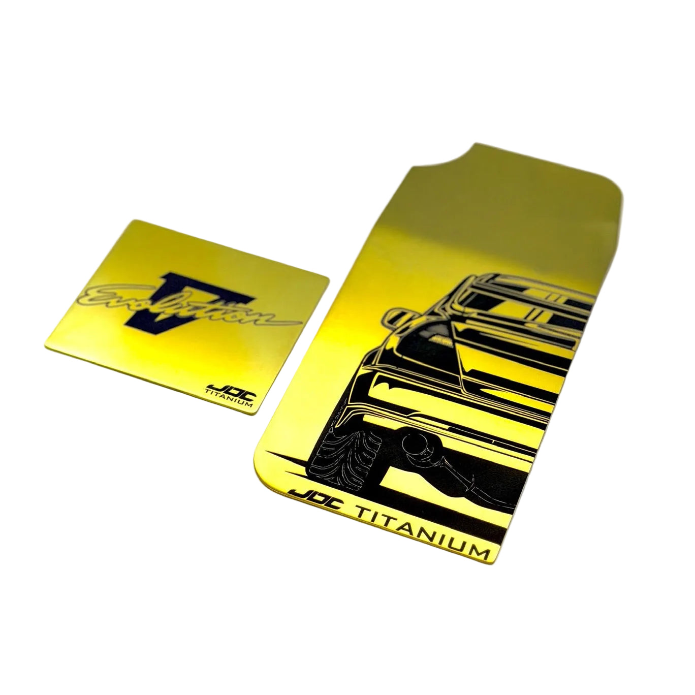 JDC Titanium Fuse Box & Relay Cover | Mitsubishi Evo 4/5/6