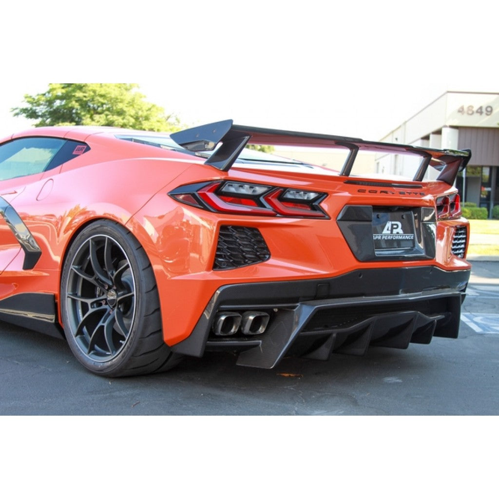 APR Carbon Fiber Rear High Wing (Chevrolet Corvette C8)
