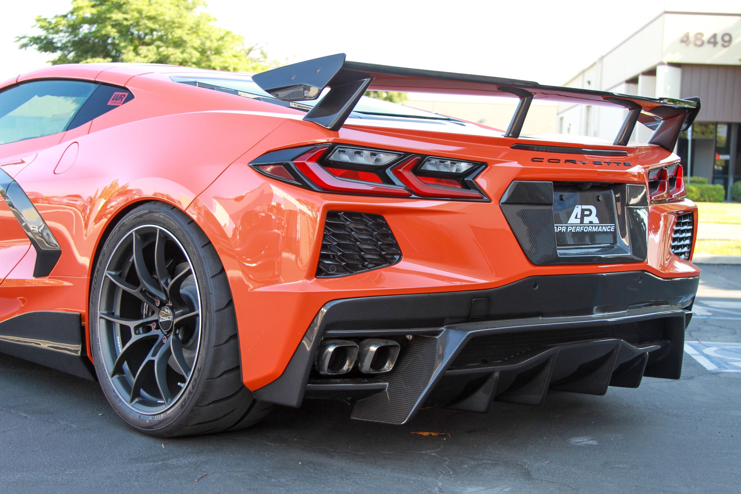APR Carbon Fiber Rear Diffuser (2020+ Chevrolet Corvette C8)