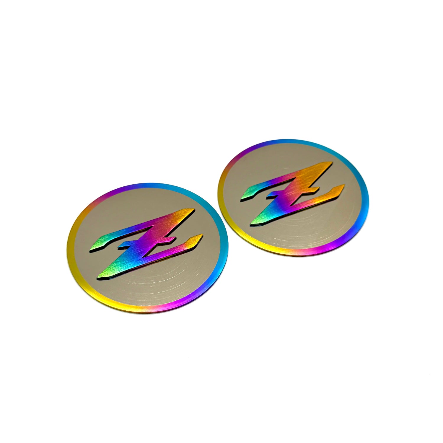 JDC Titanium Custom Badges