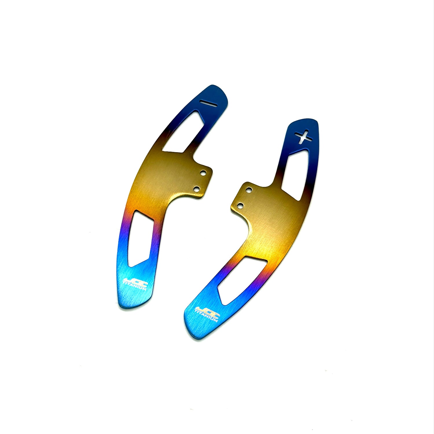 JDC Titanium Paddle Shifters for JQ Werks Steering Wheels - 6