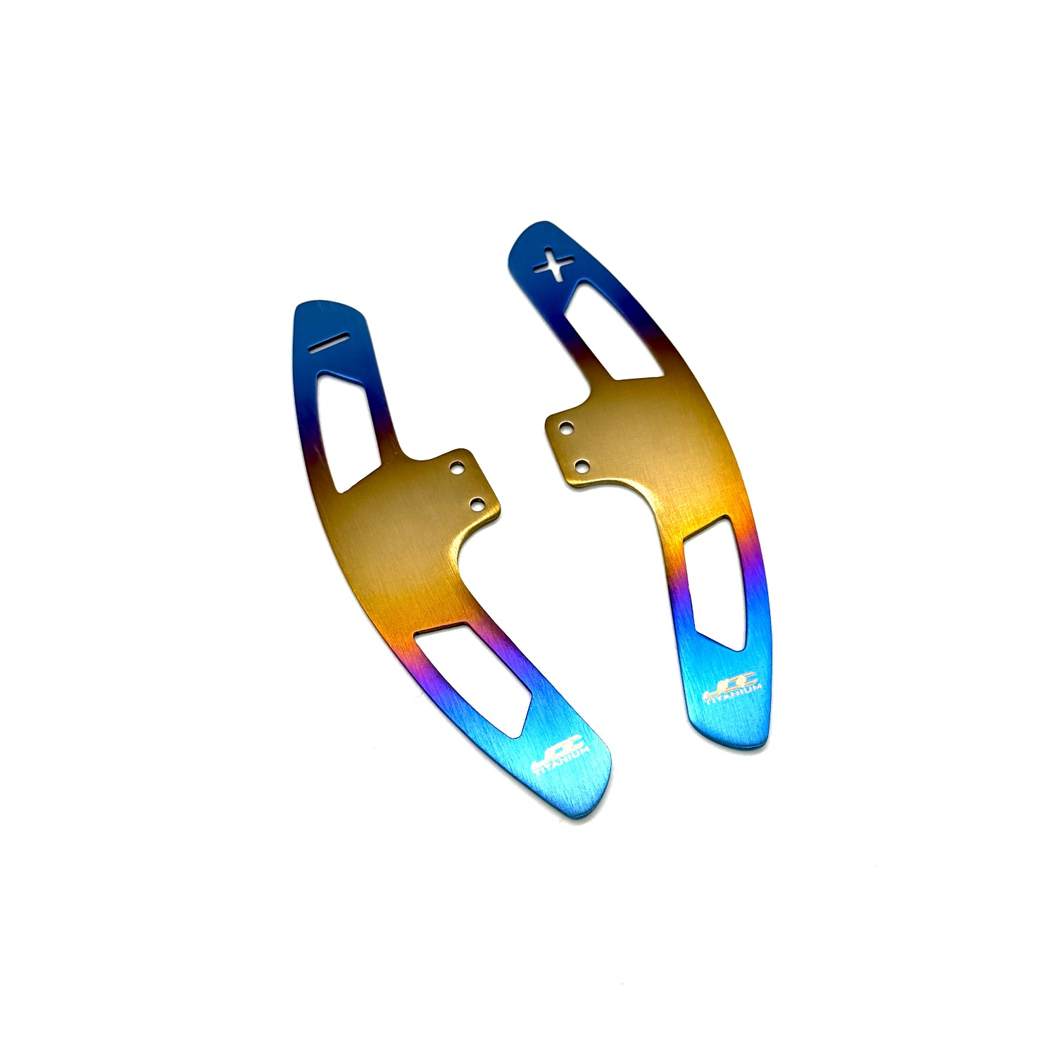 JDC Titanium Paddle Shifters for JQ Werks Steering Wheels - 7