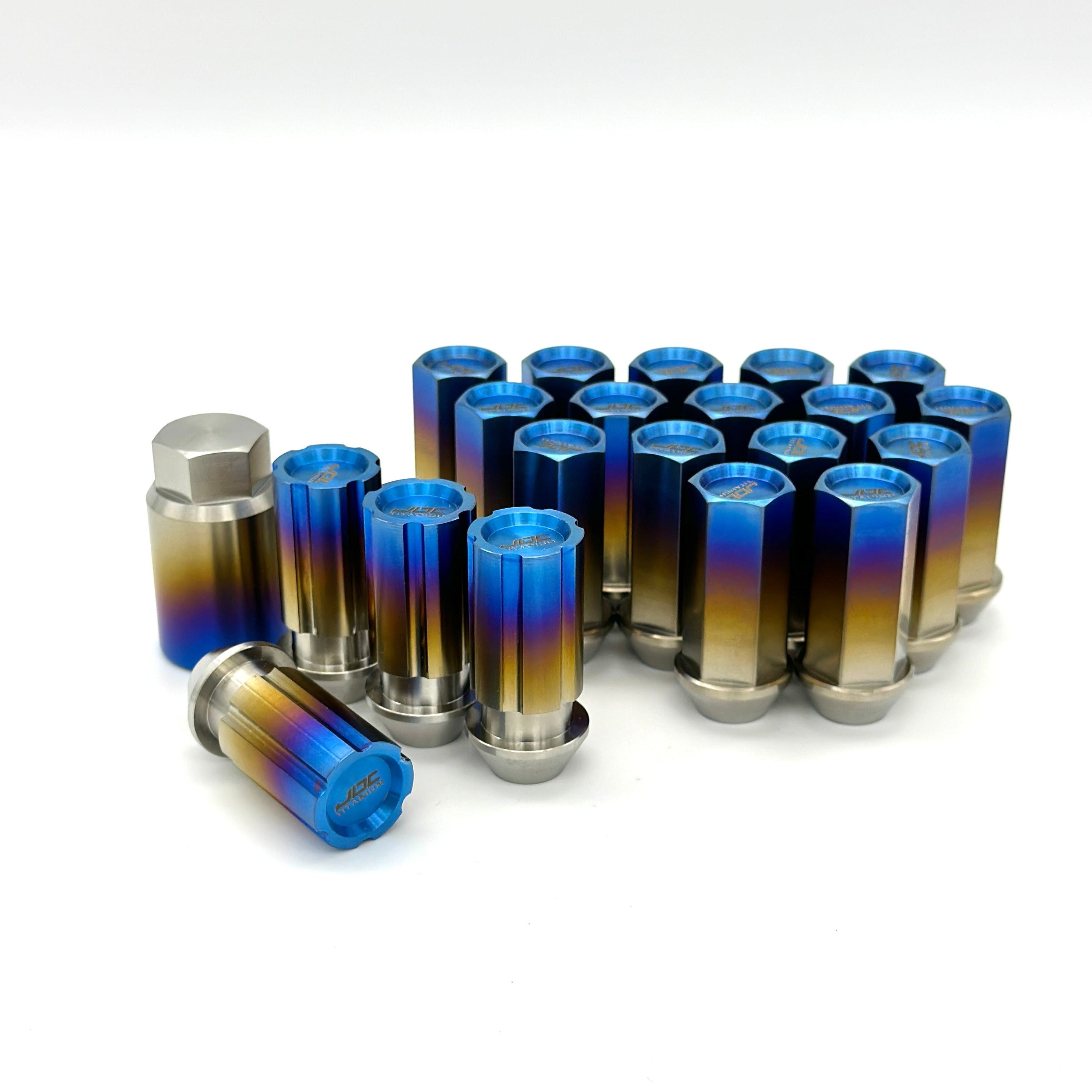 JDC Titanium Closed-End Lug Nuts M12x1.25mm (Universal)