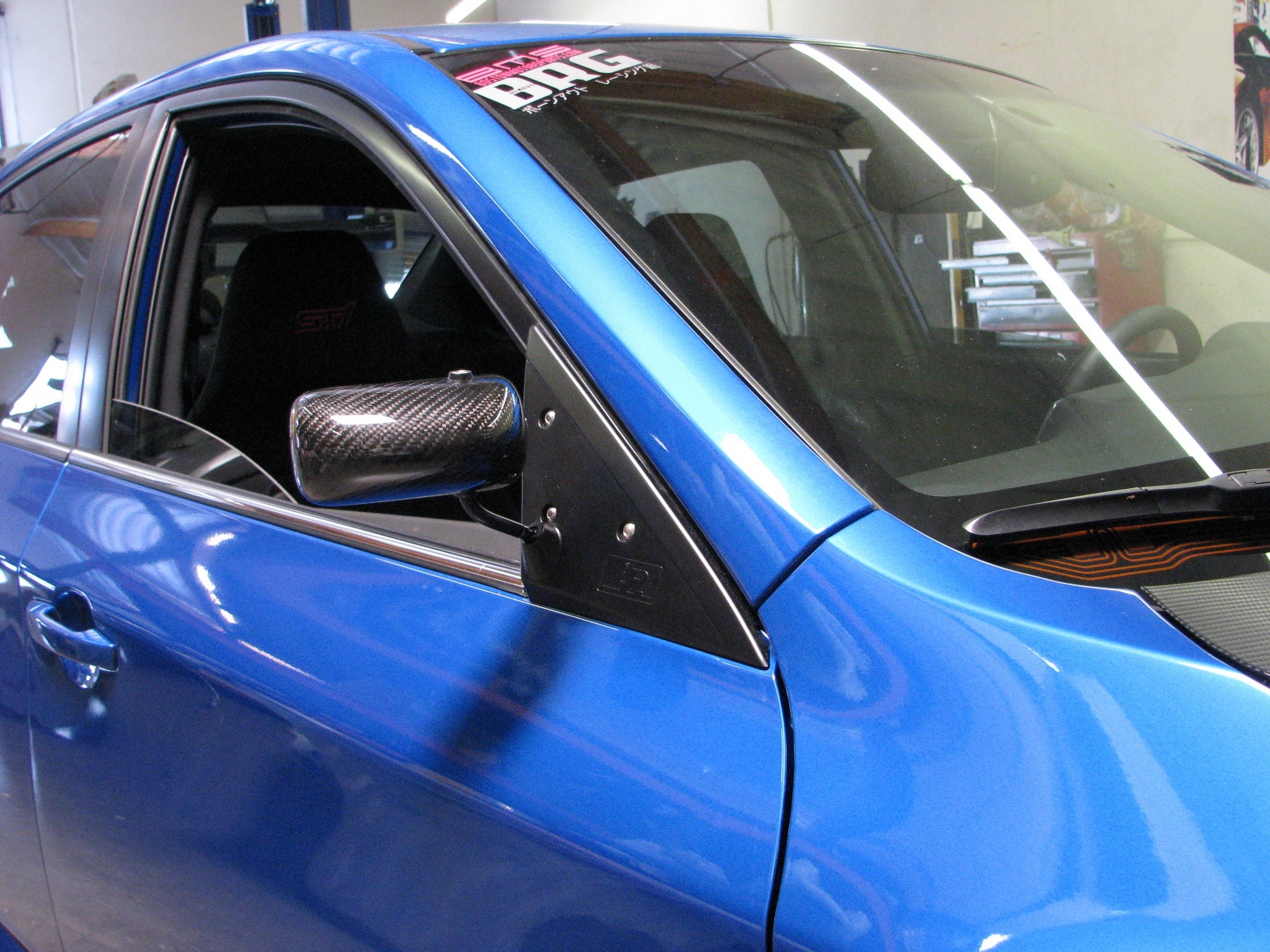 APR Carbon Fiber Subaru Formula GT3 Carbon Fiber Mirror/Black (2008-2014 Impreza WRX/ STI)