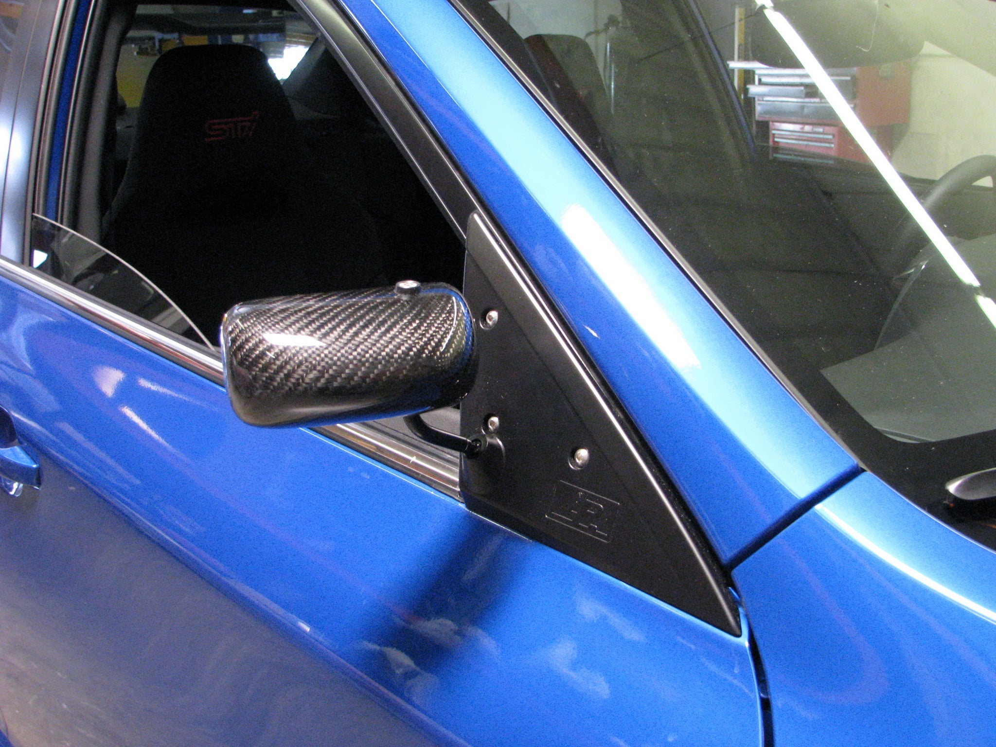 APR Carbon Fiber Subaru Formula GT3 Carbon Fiber Mirror/Black (2008-2014 Impreza WRX/ STI)