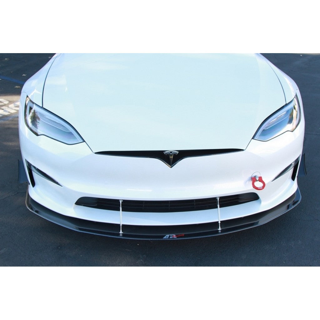 APR Carbon Fiber Front Wind Splitter (2021+ Tesla Model S Plaid)