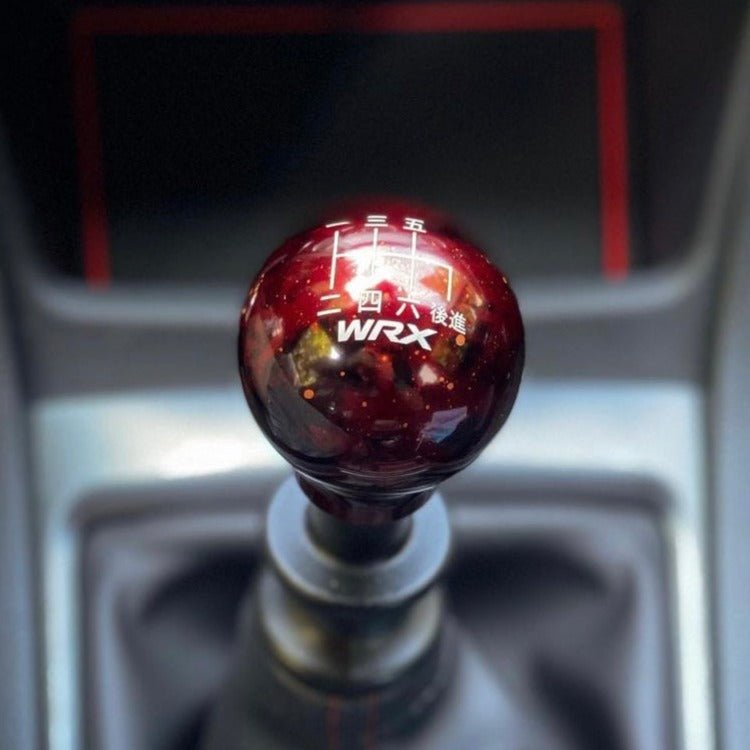 Billetworkz Cosmic Space Shift Knob - 6 Speed WRX Japanese Engraving - Subaru WRX 2015 - 2025 - 18
