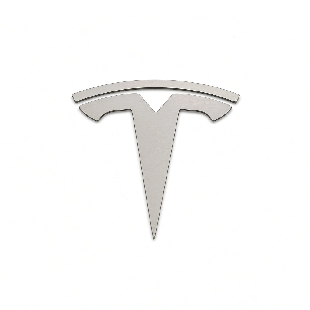 JDC Titanium "Tesla" Badge — Bare