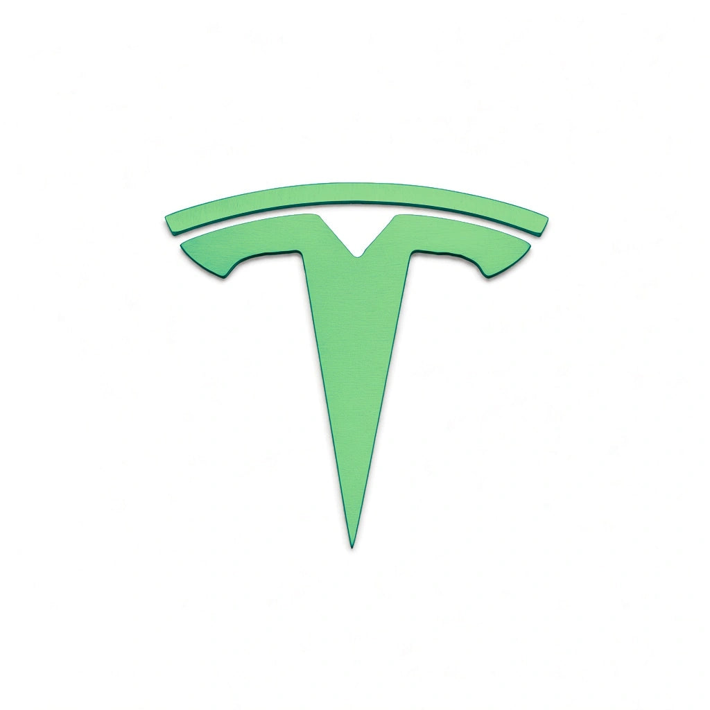 JDC Titanium "Tesla" Badge — Green