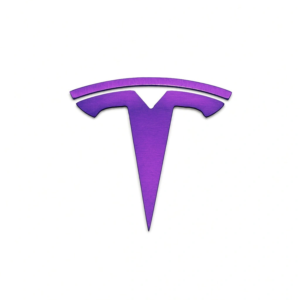 JDC Titanium "Tesla" Badge — Light Purple