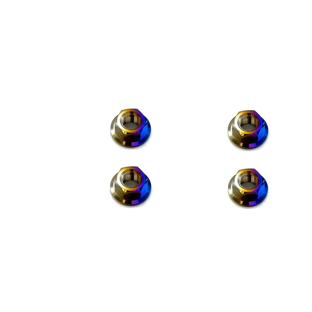 JDC Titanium Strut Tower Nut Kit | 2014-2020 BMW F80 M3/M4 — Burnt