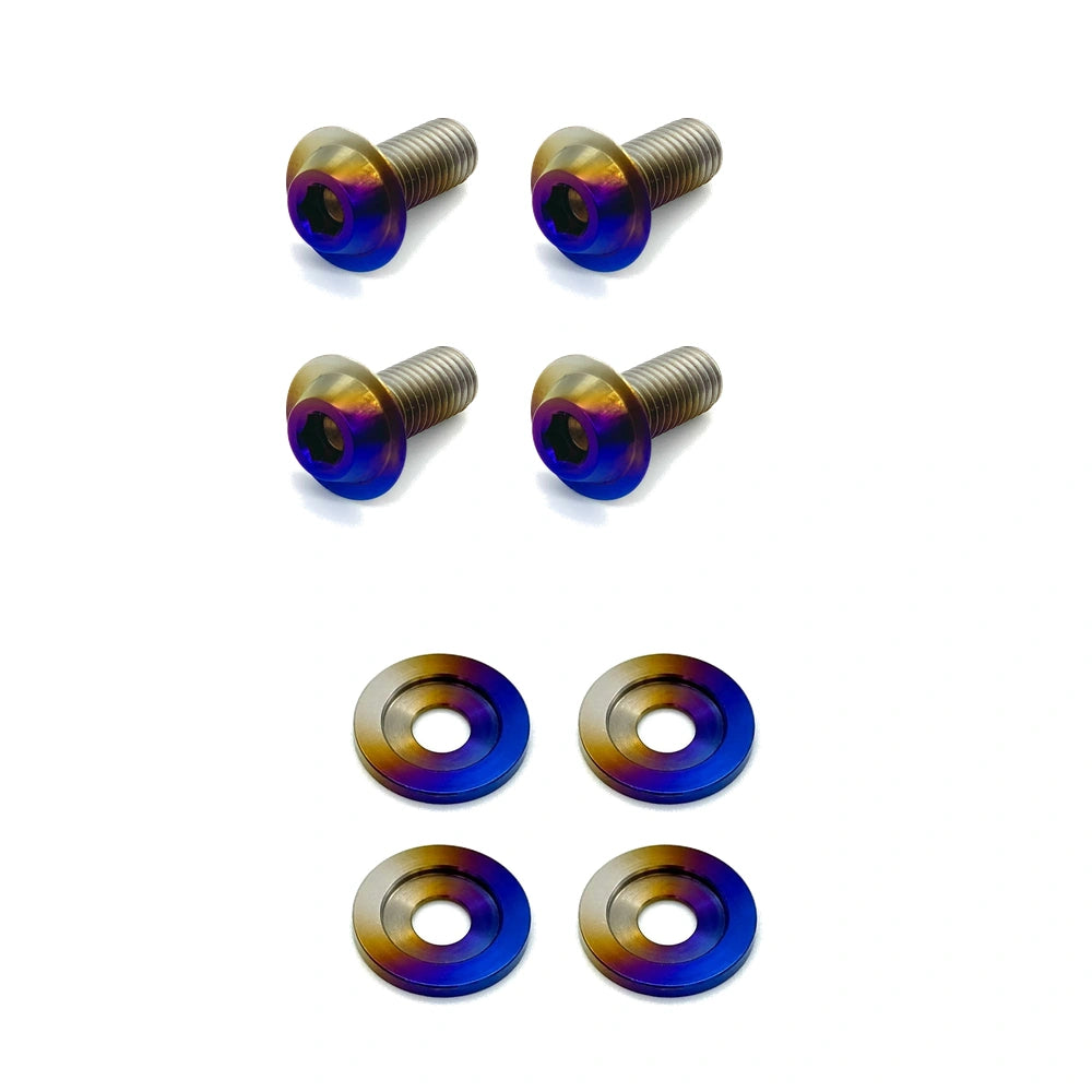 JDC Titanium Trunk Bracket Hardware Kit | Honda S2000 — Burnt