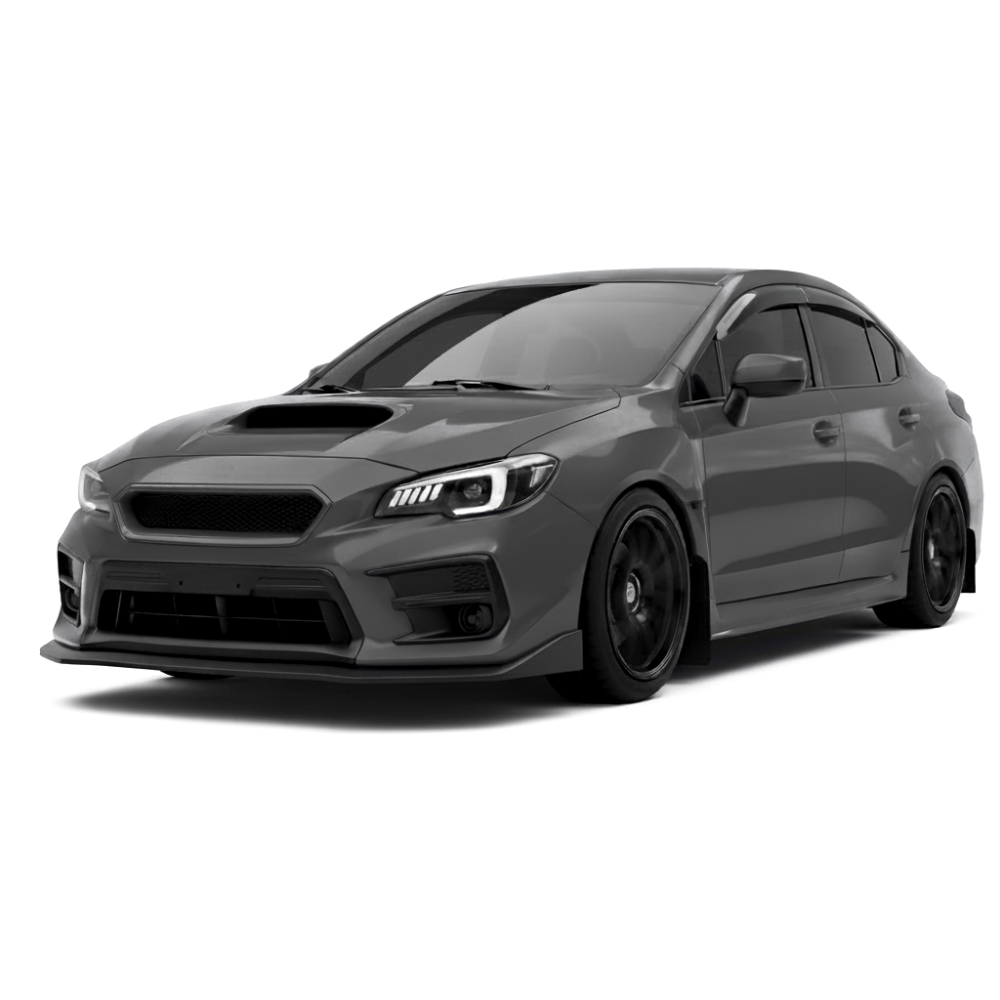 JDMuscle CS Style V2 Front Bumper Grille-Paint Matched/Gloss Black (18-21 WRX/STI)