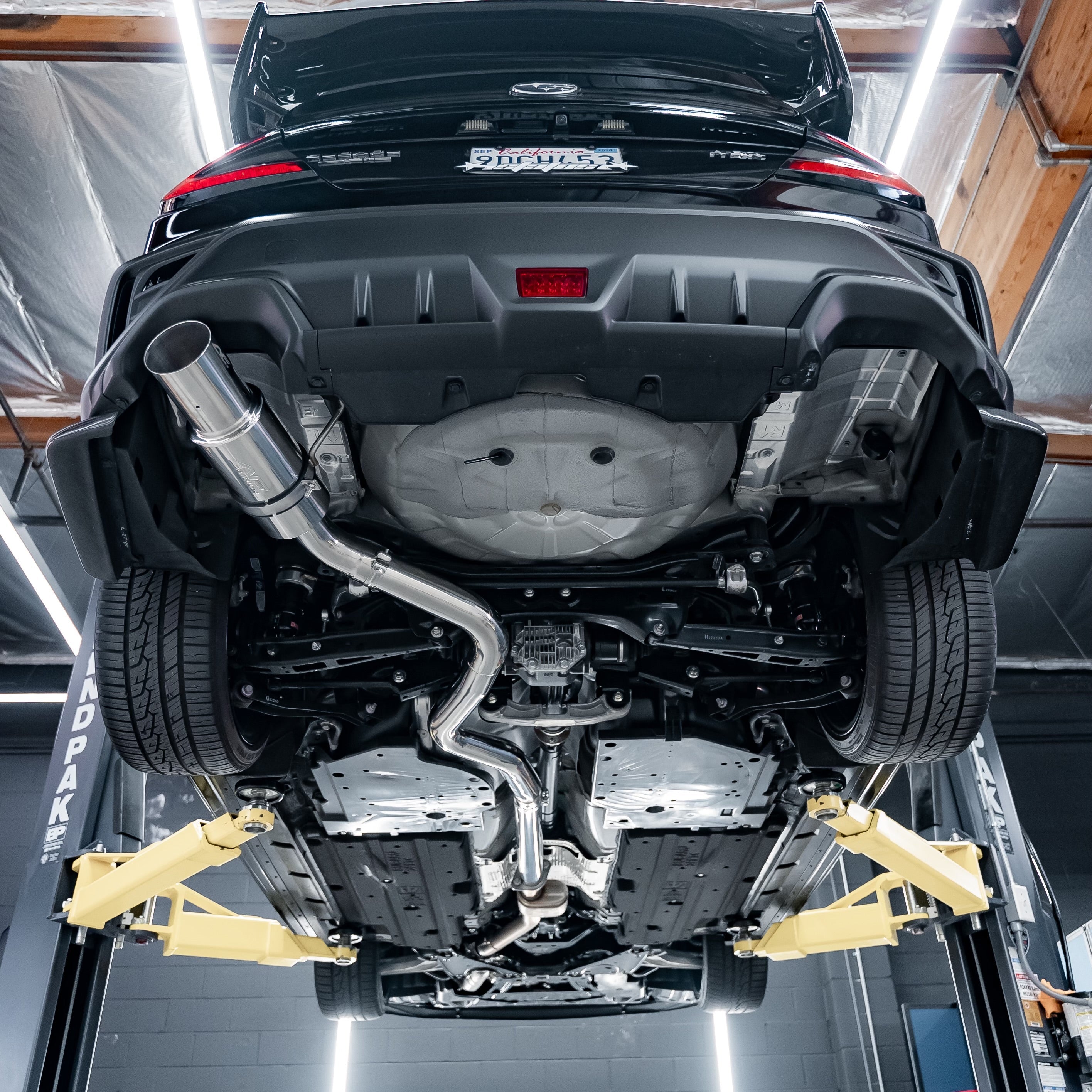 Aeroflow Dynamics F1 Stainless Steel Single Exit Catback Exhaust (2022-2025 Subaru WRX)